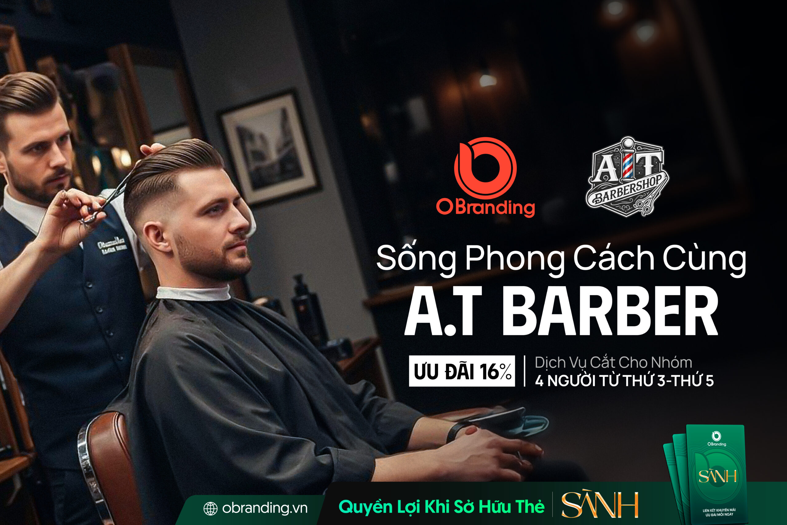 A.T Barber Shop – Tiệm Cắt Tóc Nam Chuẩn Phong Cách & Bản Lĩnh