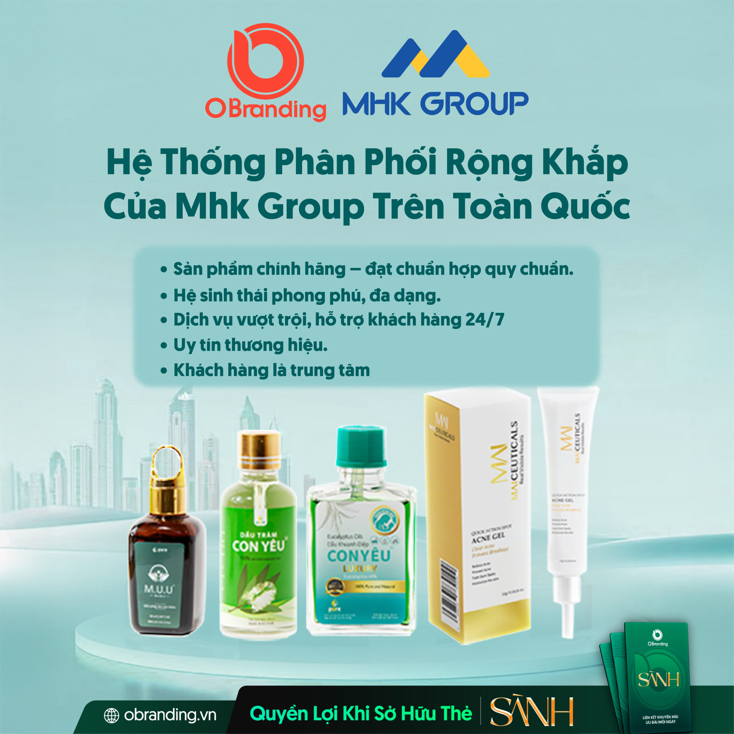 Hệ thống sản phẩm đa ngành – Đáp ứng mọi nhu cầu tiêu dùng