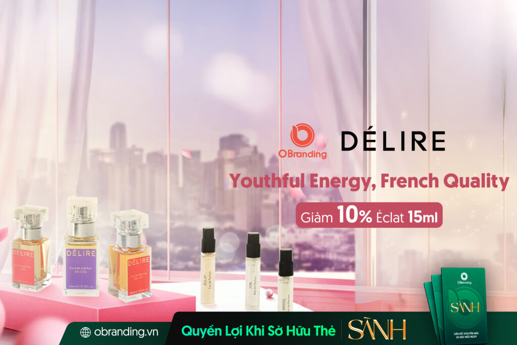 Délire – Nước Hoa Thuần Chay Tinh Tế Từ Pháp
