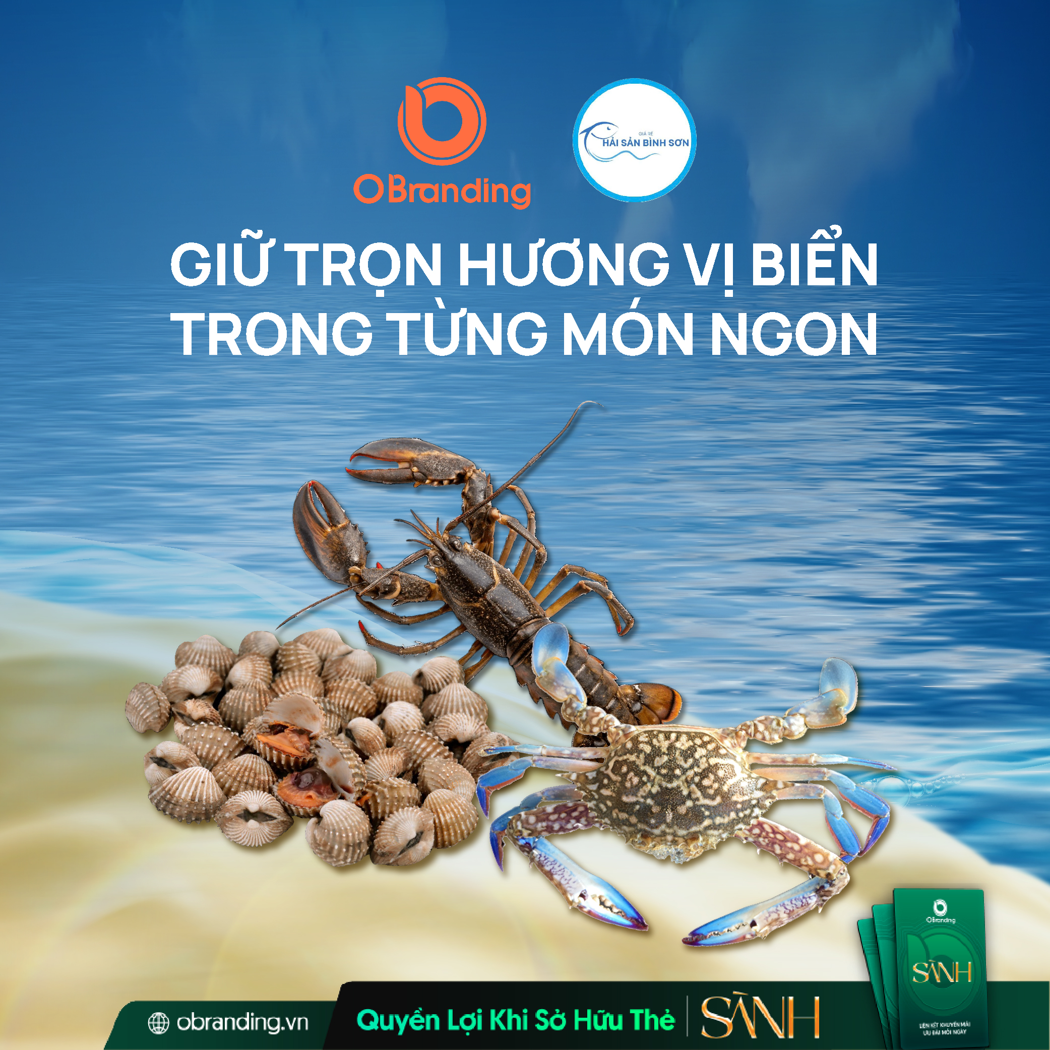 Hải sản tươi – sạch – chuẩn vị biển