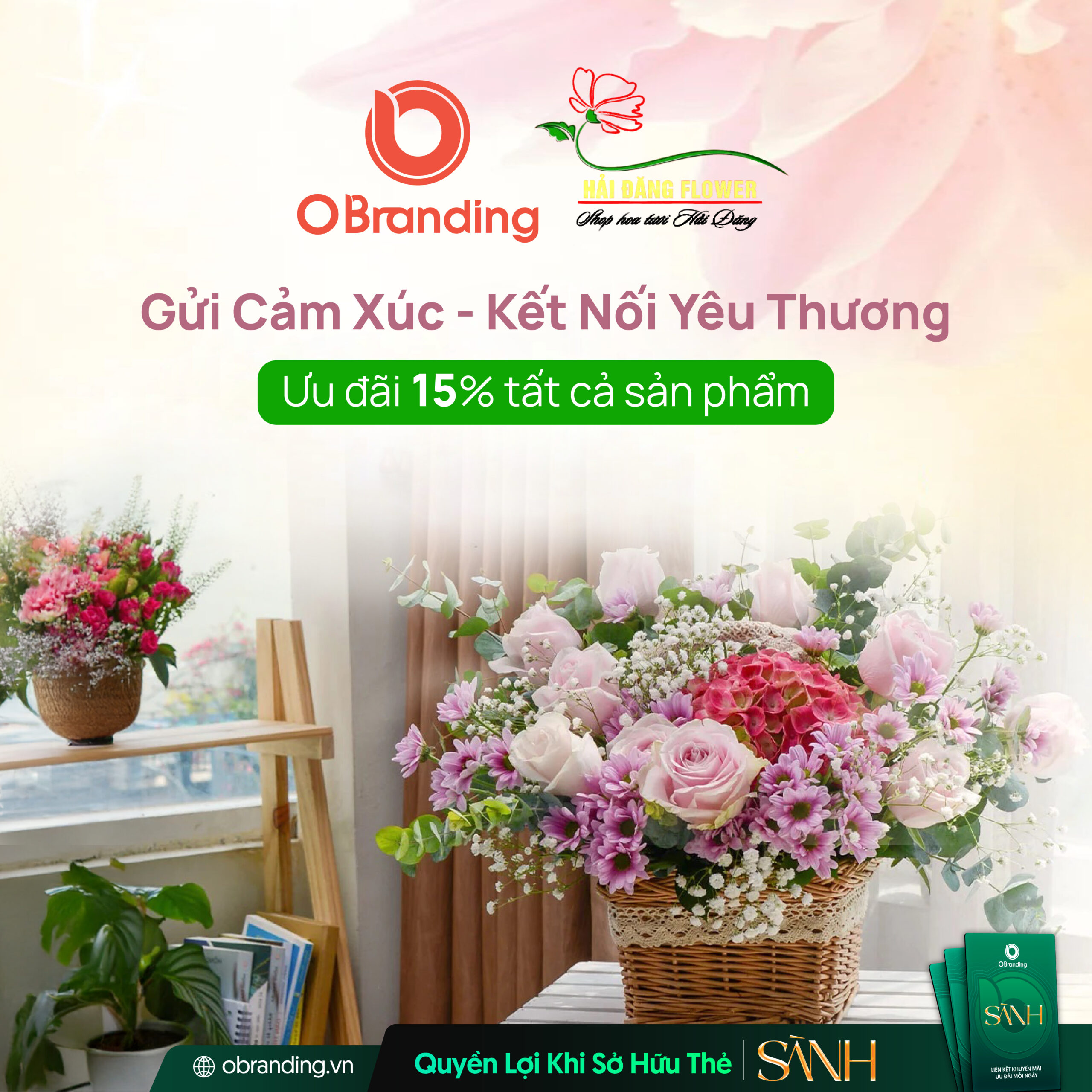 Hải Đăng Flower – Gắn kết cảm xúc qua nghệ thuật hoa tươi
