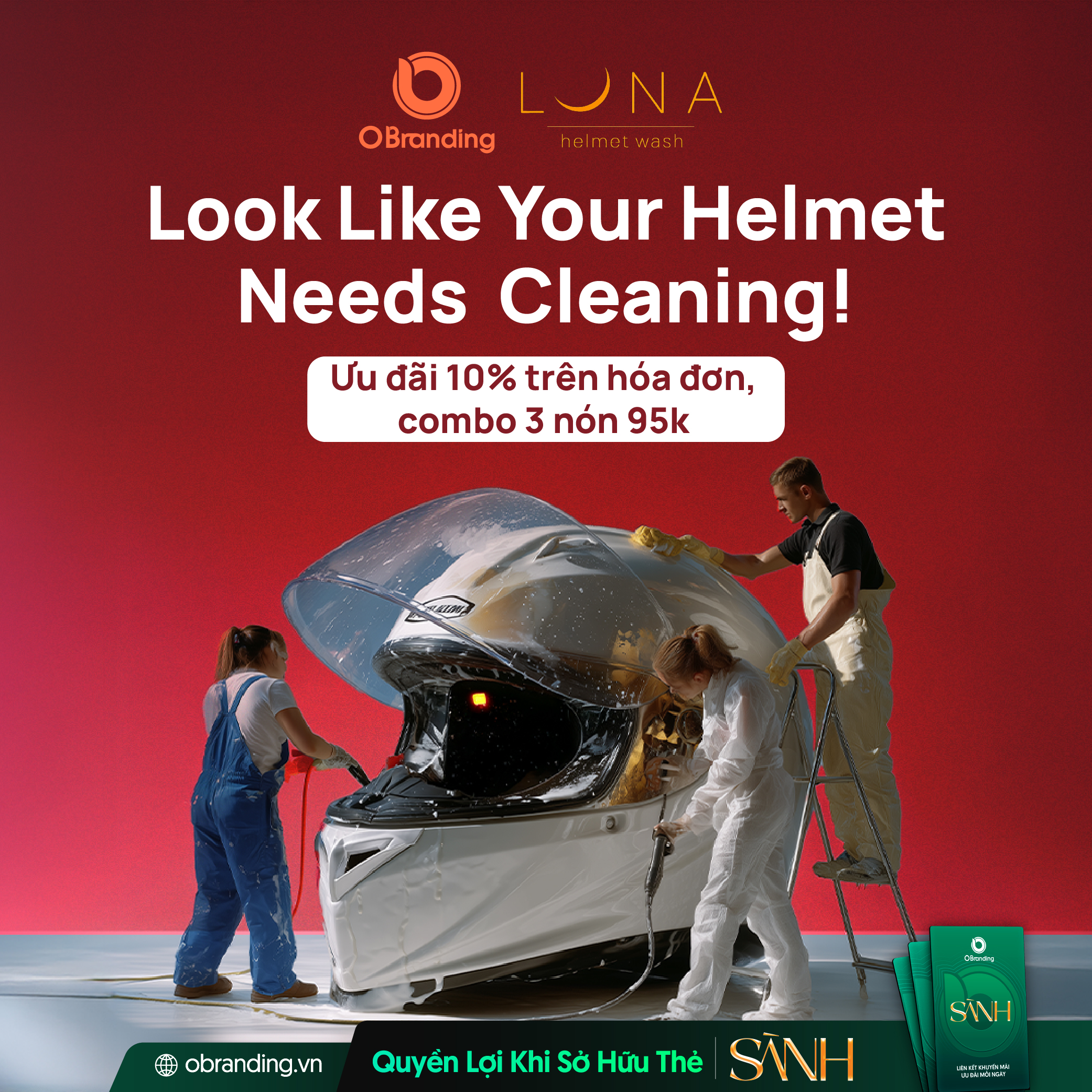 Luna Wash – Giải pháp vệ sinh nón chuẩn hiện đại