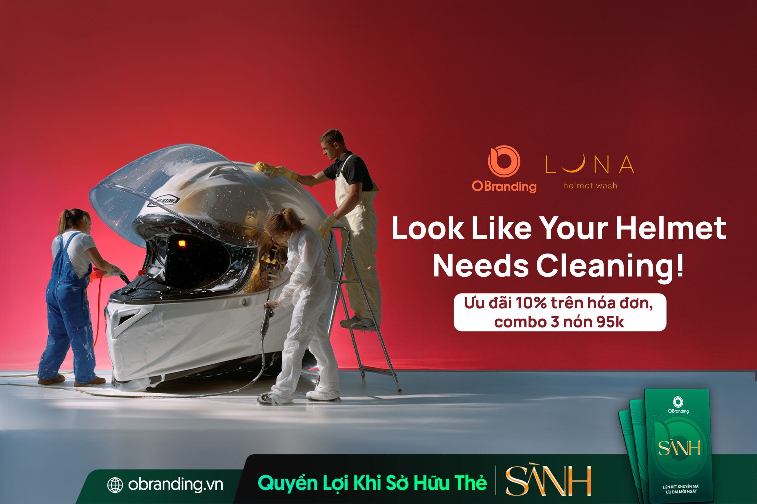 Luna Wash – Giải Pháp Giặt Nón Bảo Hiểm Nhanh Sạch Chỉ 8 Phút