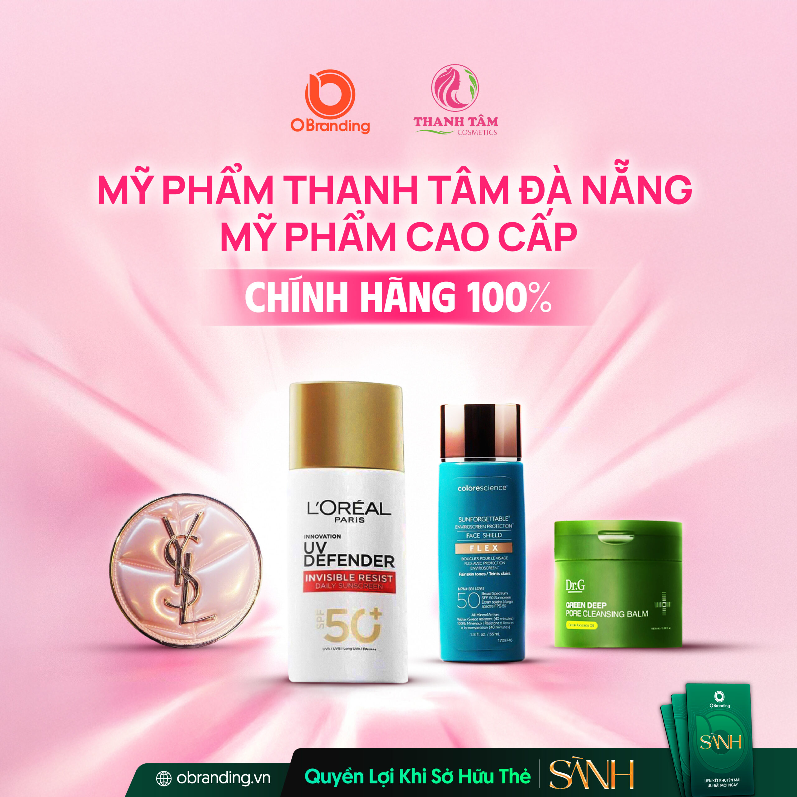 Cam kết “Mỹ Phẩm Chính Hãng – Cao Cấp”