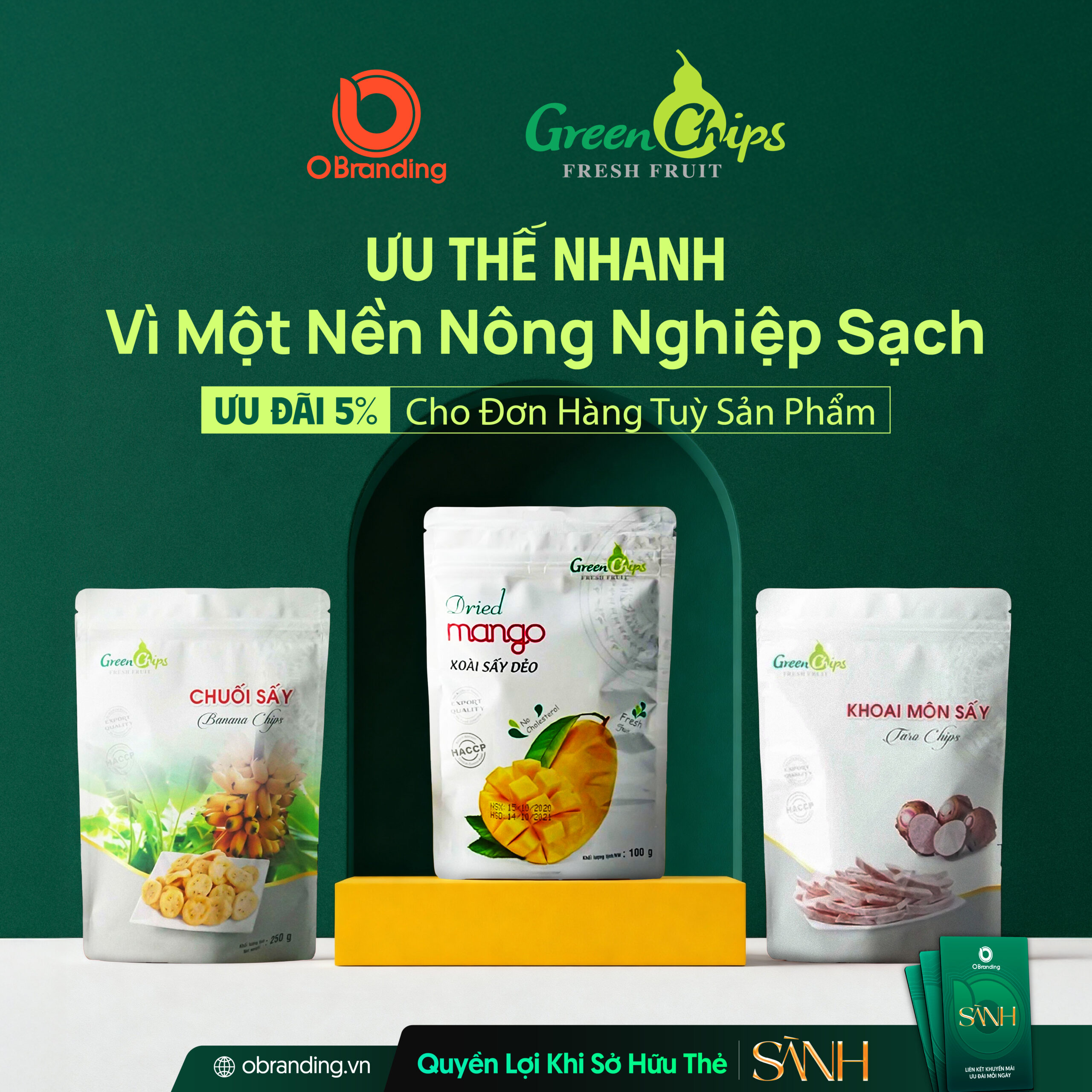Green Chips – Kiến tạo giá trị bền vững cho nông sản Việt