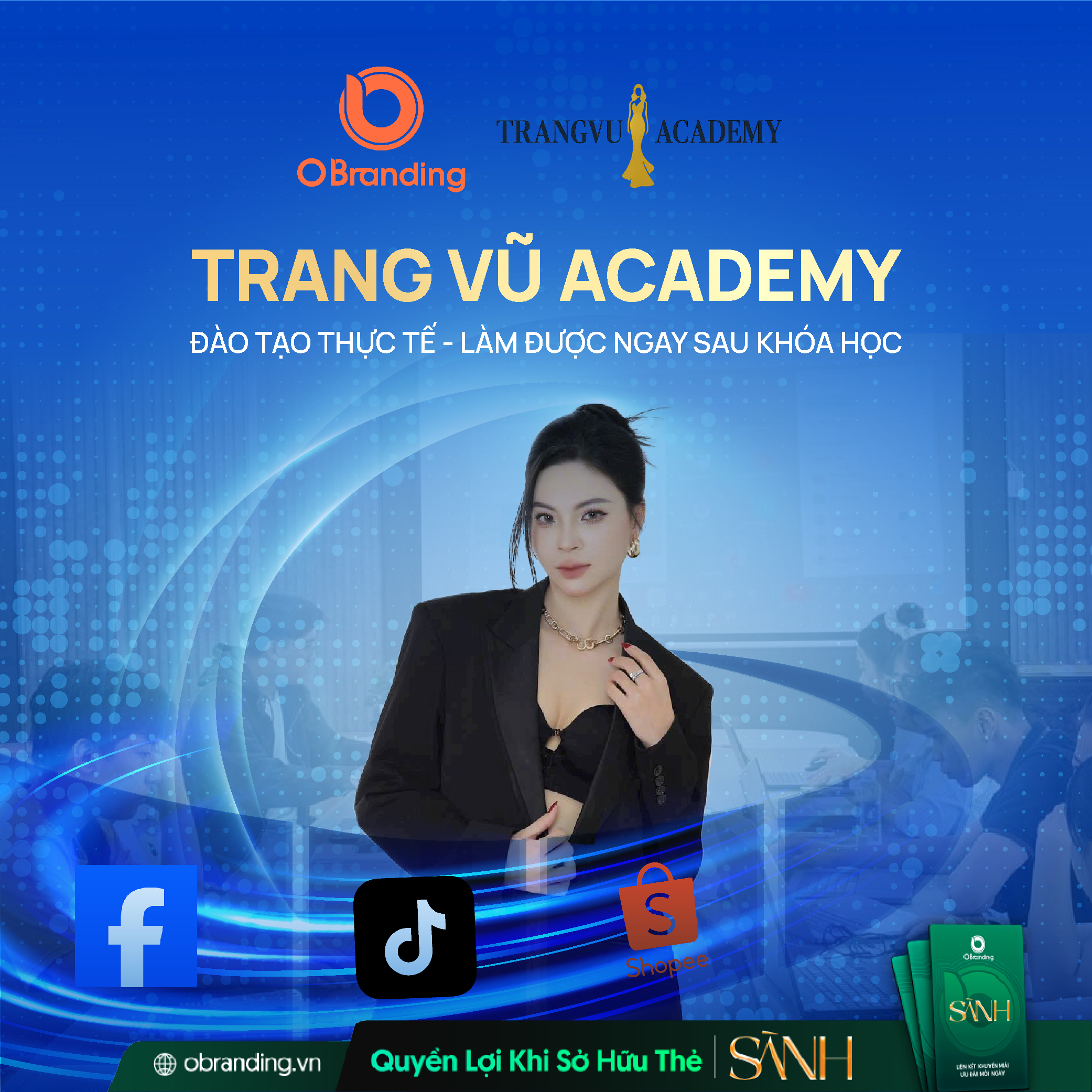 Học làm đẹp theo phương pháp thực hành 100%