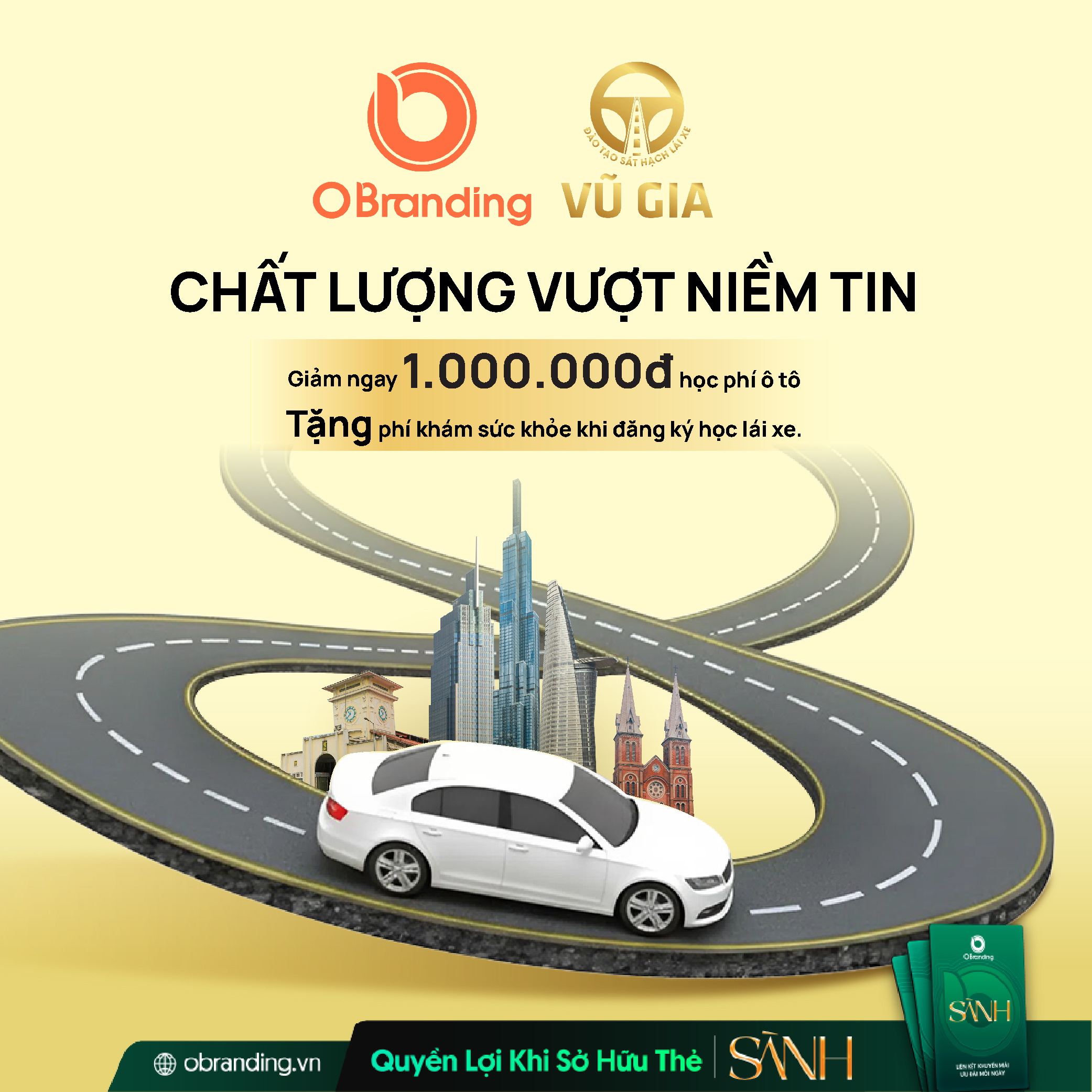 ưu đãi cho hội viên thẻ sành