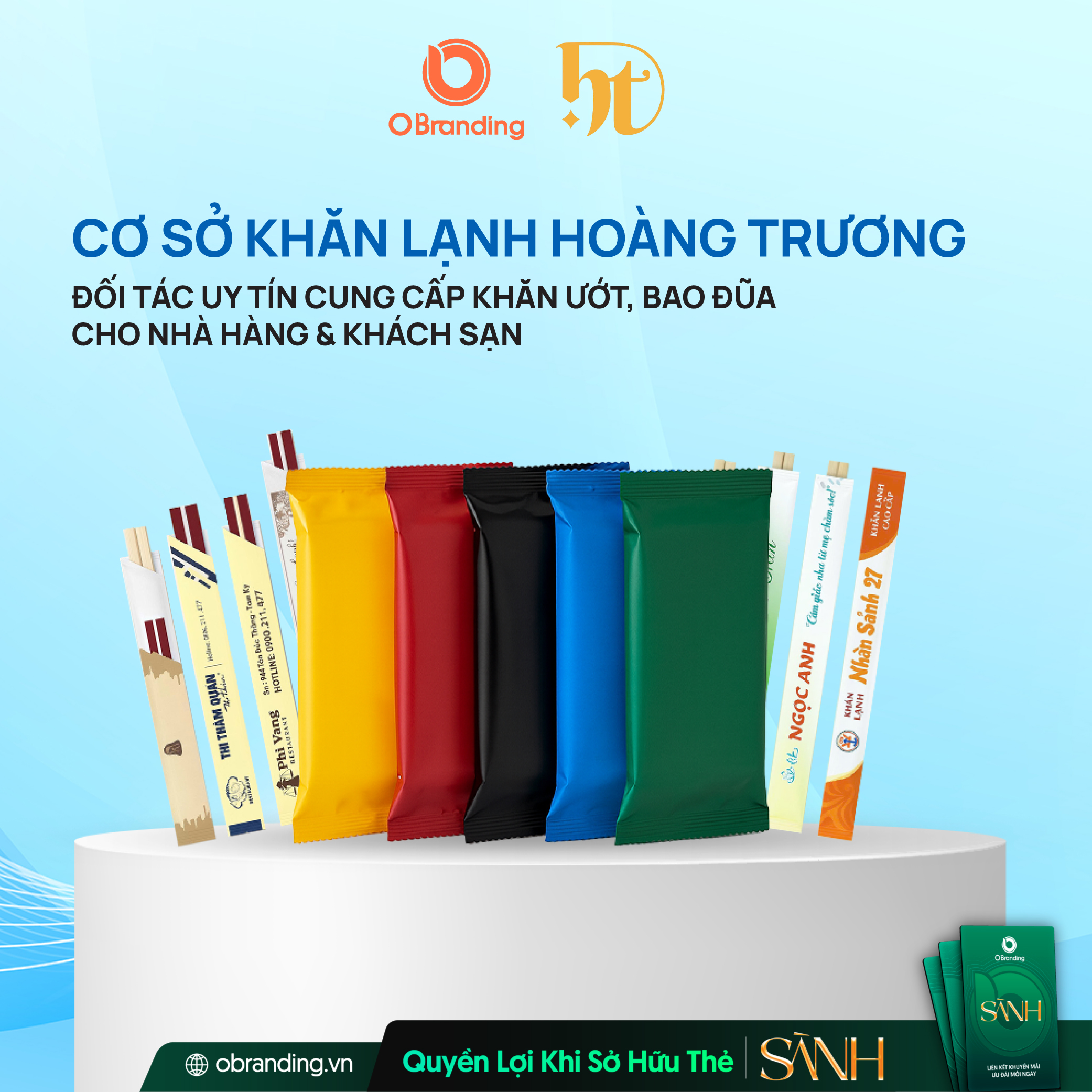 Cơ sở khăn lạnh Hoàng Trương - Uy tín được xây dựng từ nhiều năm kinh nghiệm
