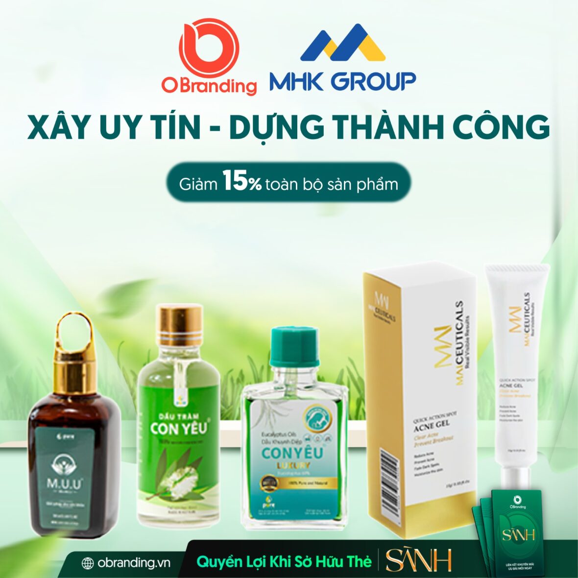 Ưu Đãi Độc Quyền Cho Hội Viên Thẻ Sành