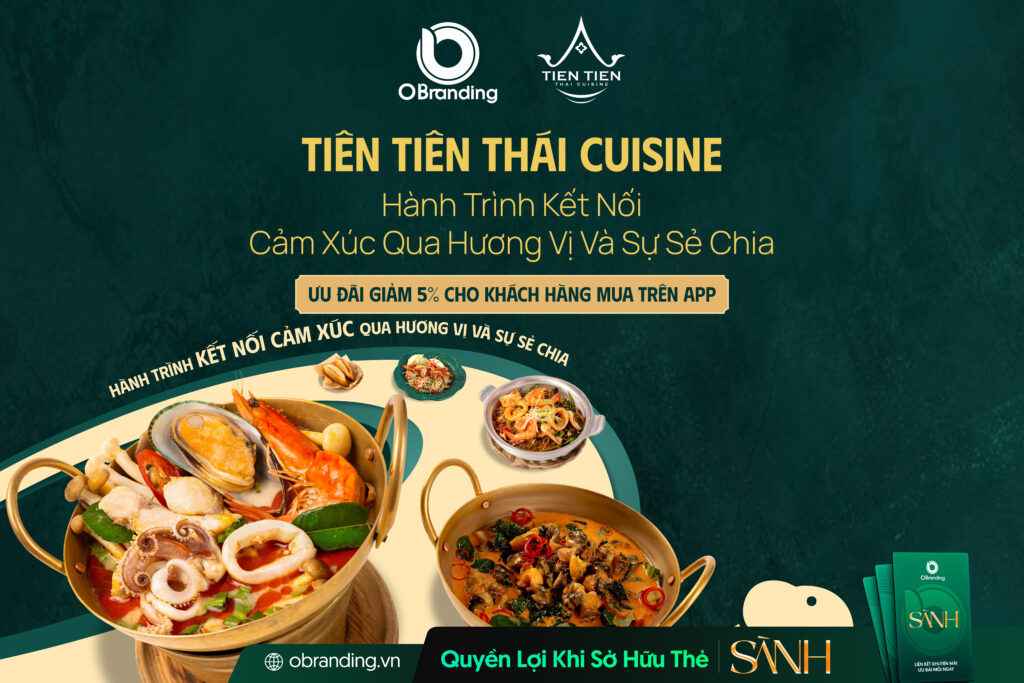 Tiên Tiên Thái Cuisine – Trải Nghiệm Ẩm Thực Thái Đương Đại
