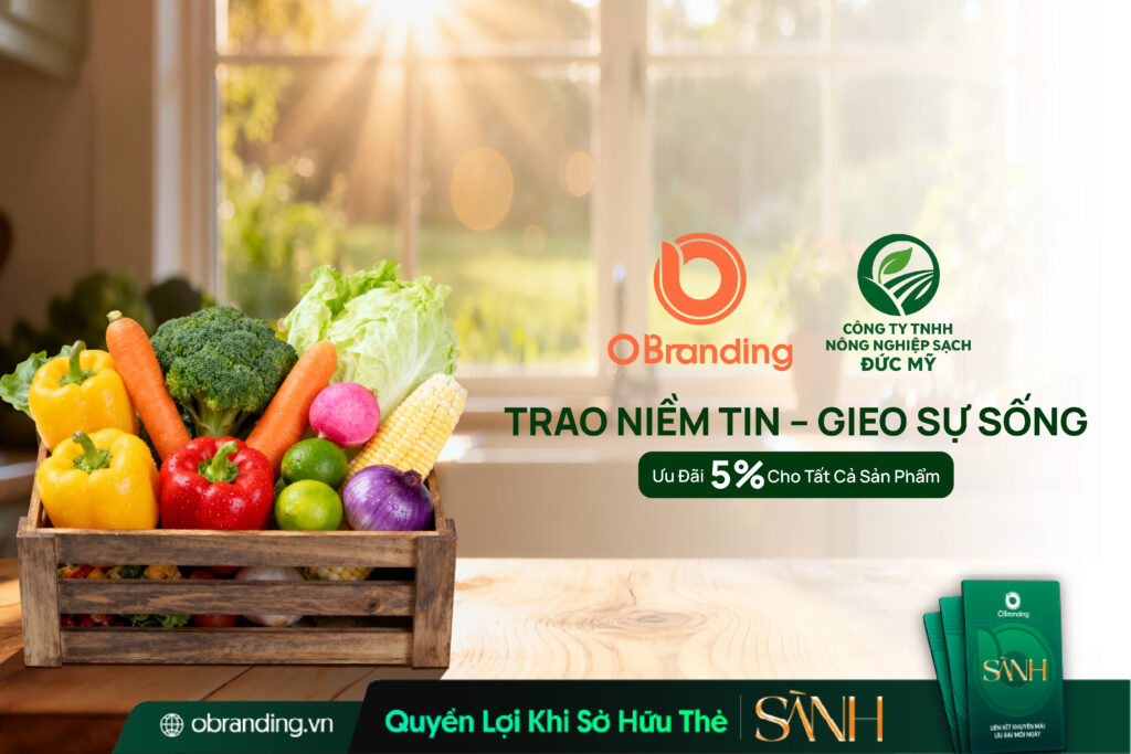 Nông Nghiệp Sạch Đức Mỹ – Trao Niềm Tin, Gieo Sự Sống Từ Nông Sản Tinh Khiết