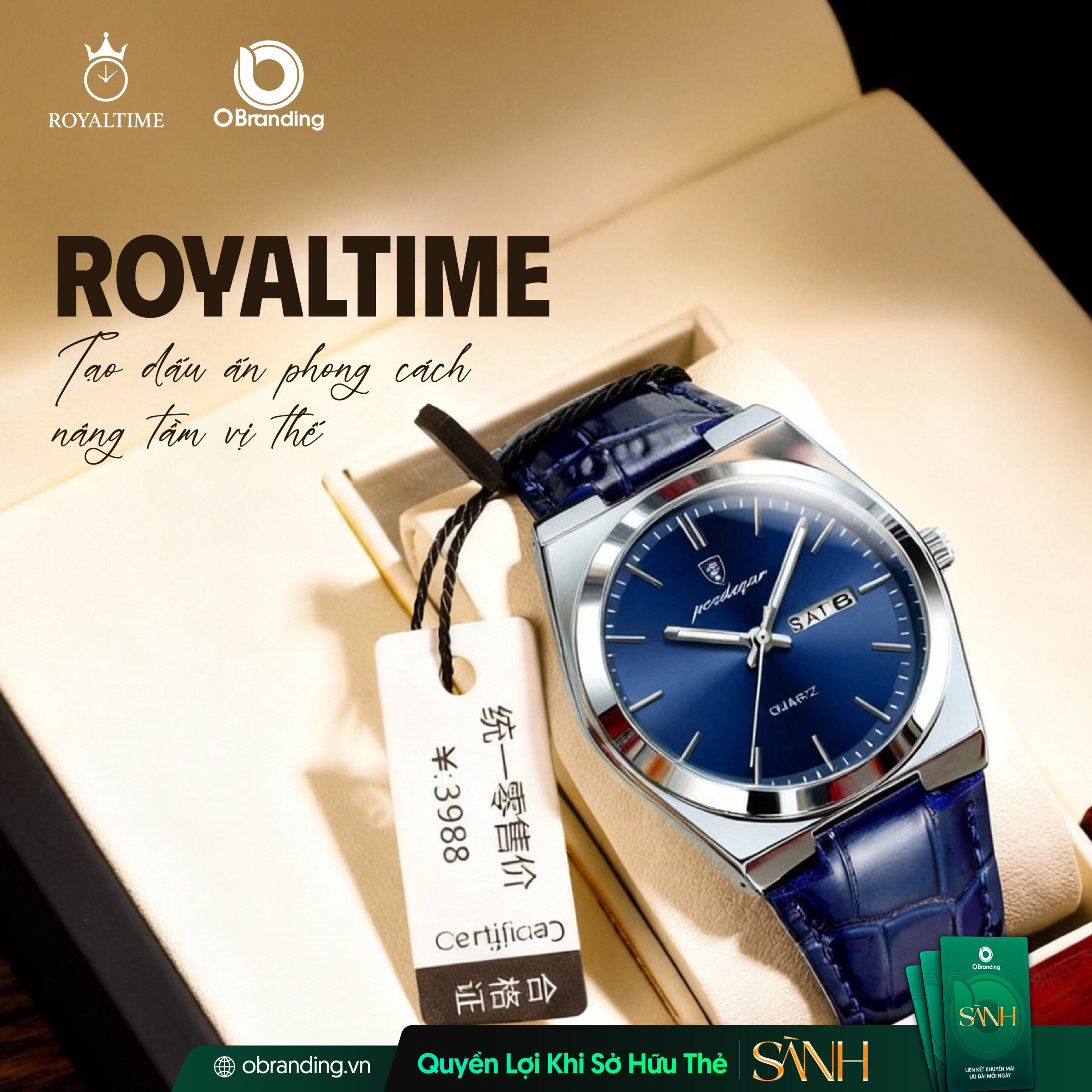 Đồng Hồ Royaltime – Biểu tượng của đẳng cấp, tinh tế và phong cách cá nhân