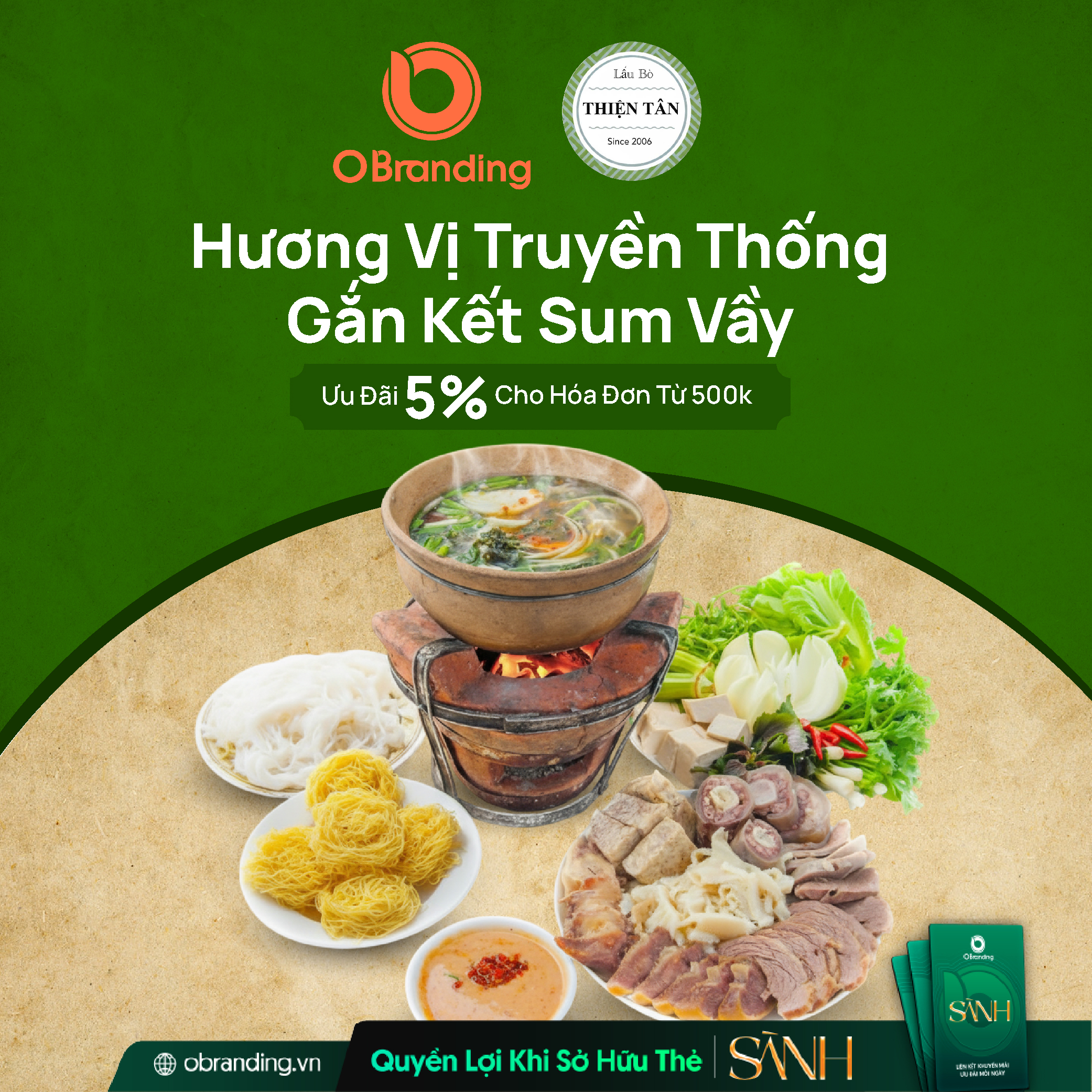 Ưu Đãi Độc Quyền Cho Hội Viên Thẻ Sành