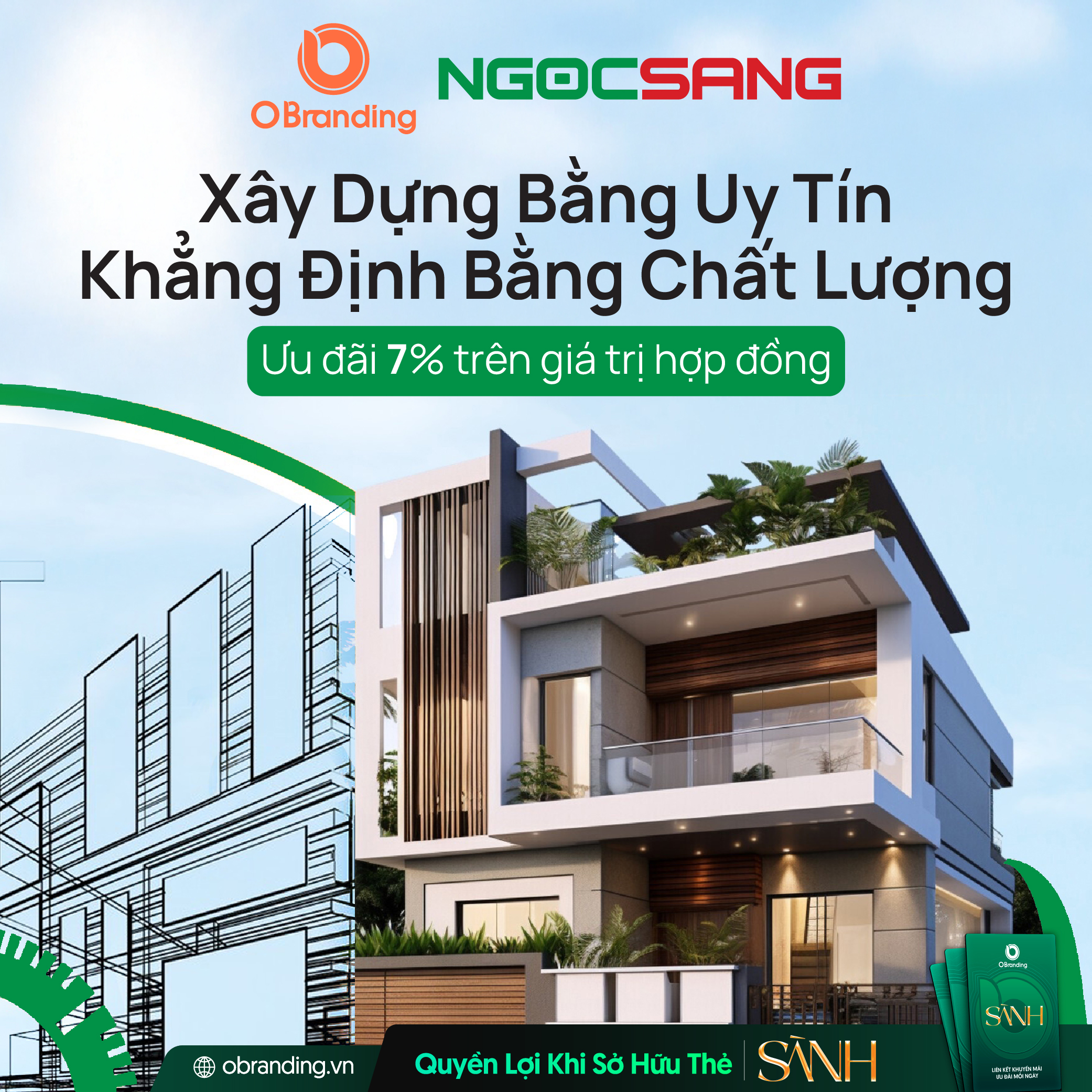 Dịch Vụ Xây Dựng Ngọc Sang – Đơn vị thi công uy tín, đồng hành cùng mọi công trình