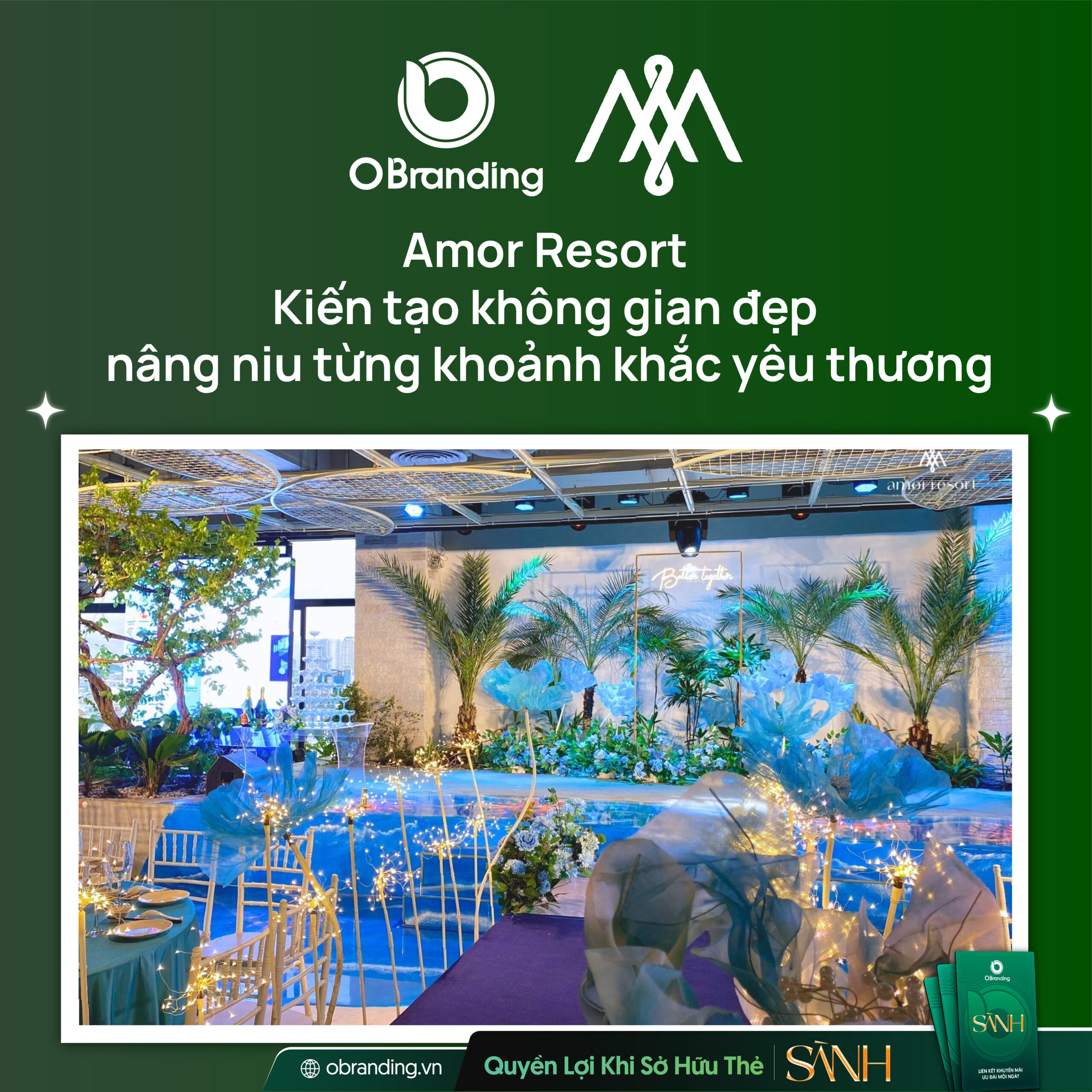 Amor Resort – Điểm đến sự kiện mới tại trung tâm Bình Thạnh