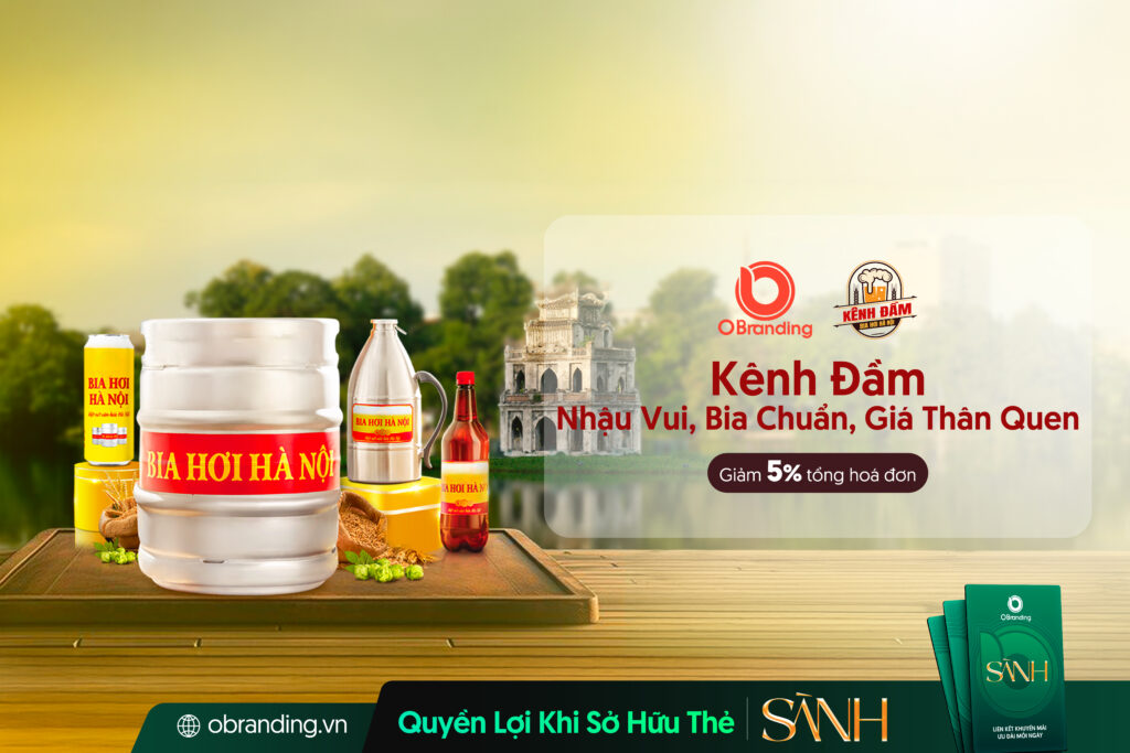 KÊNH ĐẦM ẨM THỰC – KHÔNG GIAN BIA HƠI HÀ NỘI ĐẬM CHẤT DÂN DÃ