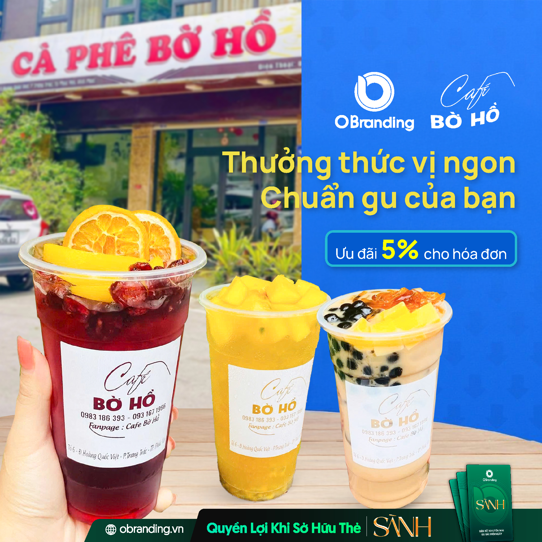 Cafe Bờ Hồ - Cà phê rang xay chuẩn gu, giữ trọn hương vị đậm đà