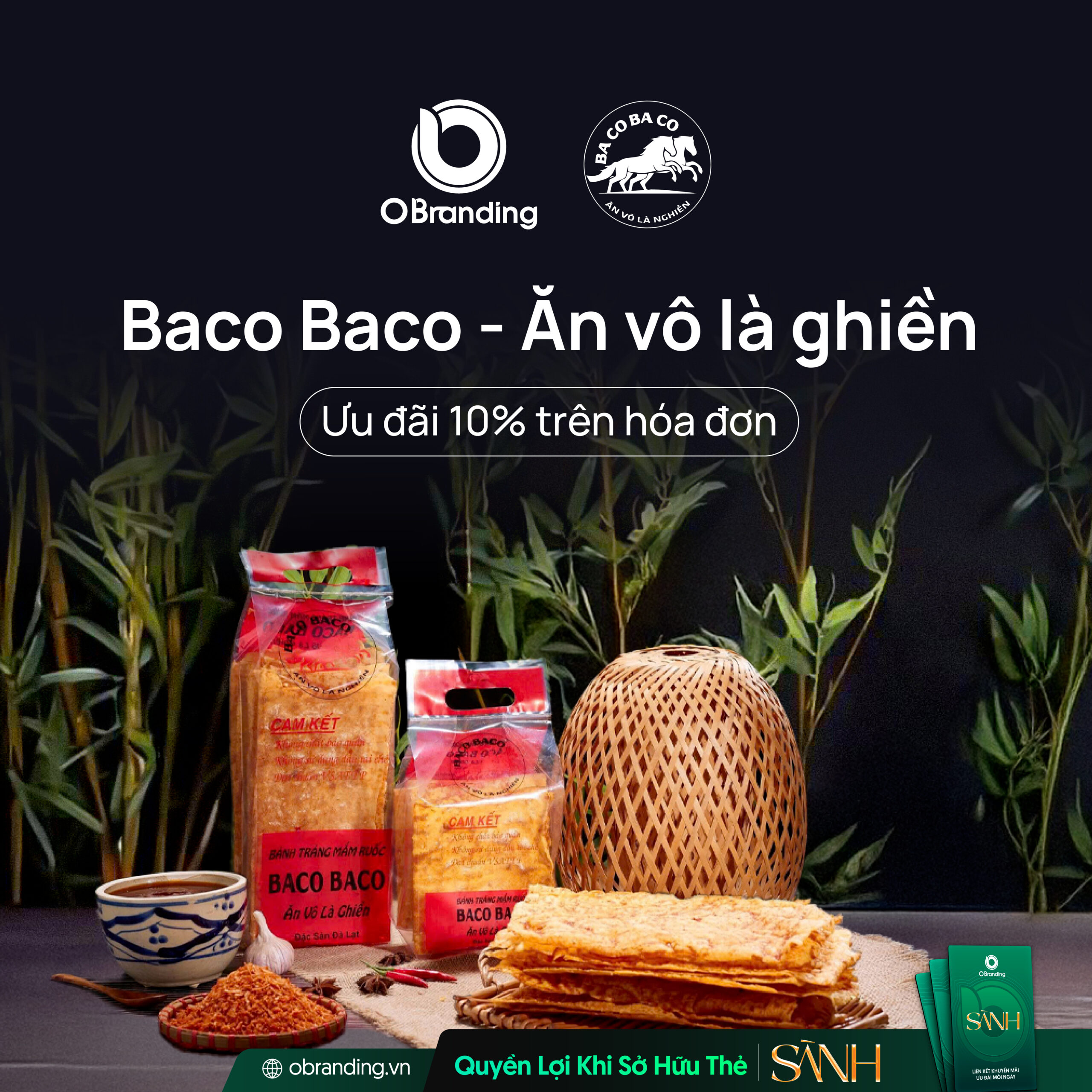 Ưu đãi độc quyền cho hội viên Thẻ Sành