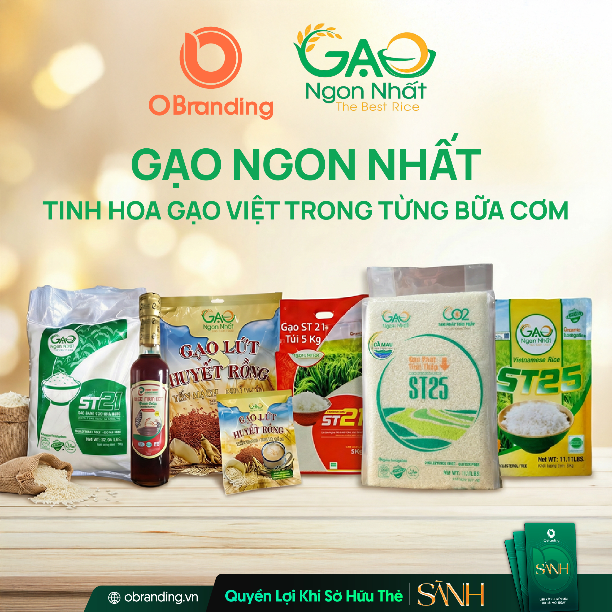 Gạo ST25 chính hiệu – Điểm nhấn trong danh mục sản phẩm