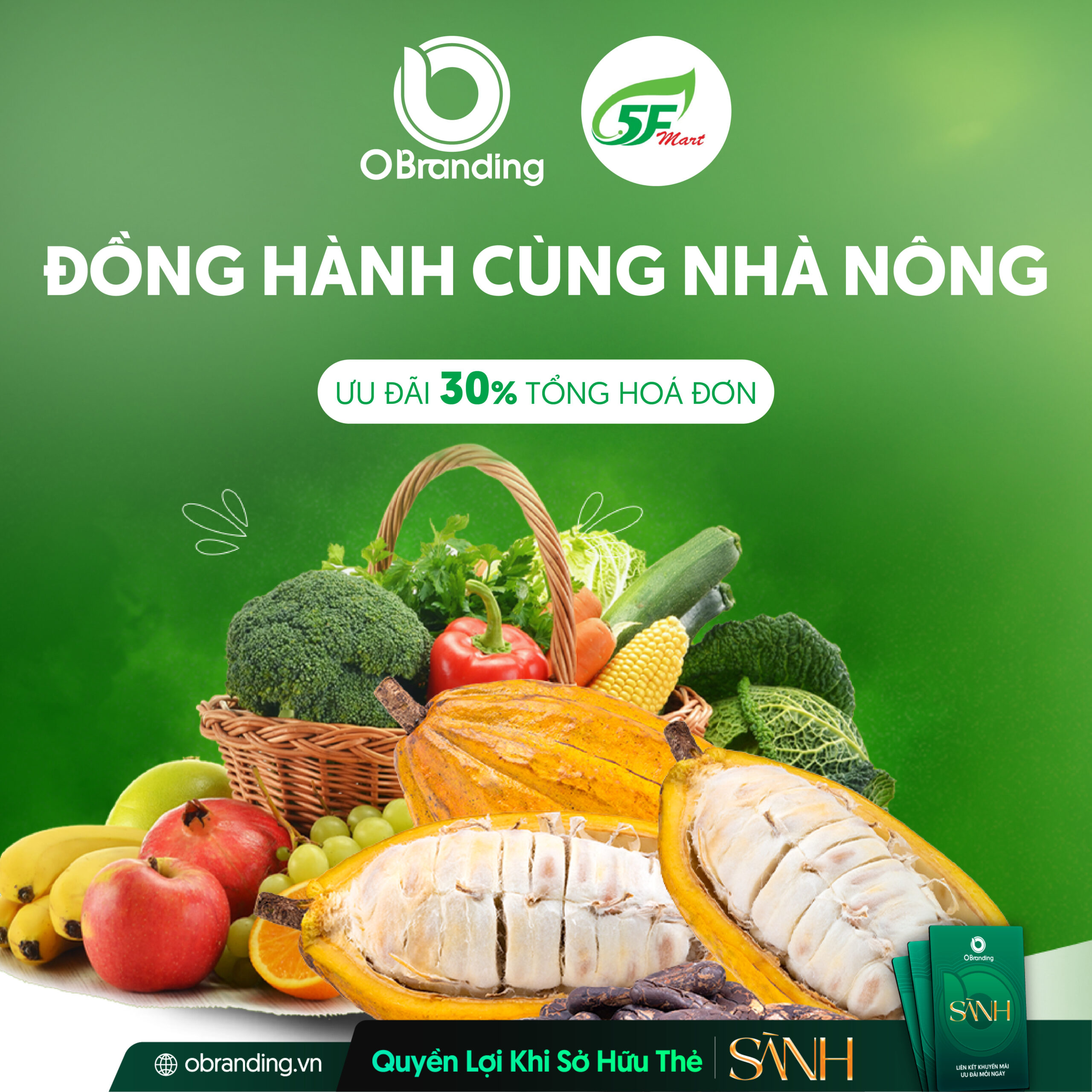 Siêu Thị Nhà Nông 5FMart – Thương Hiệu Thuộc Sinh Thái 5F
