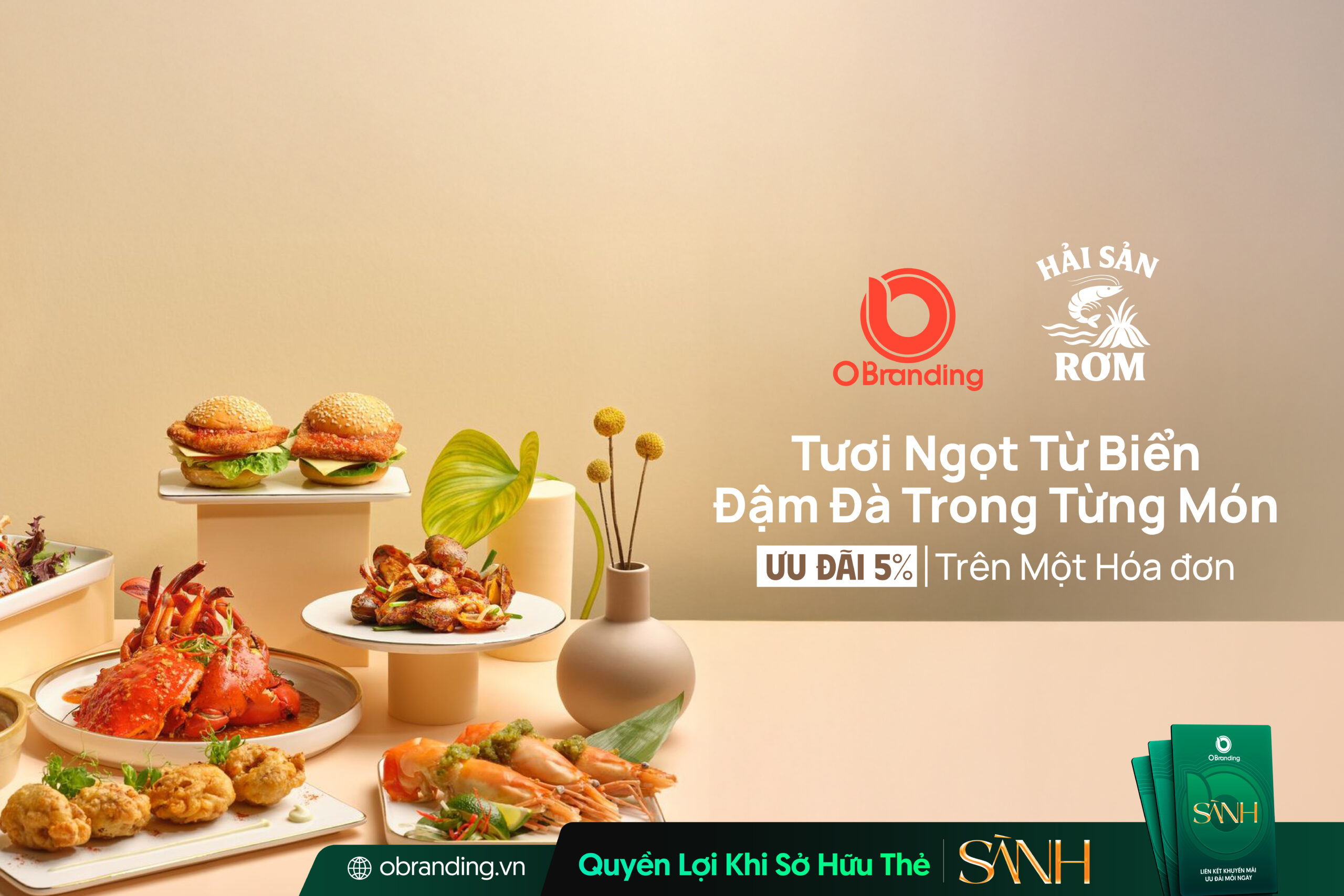 HẢI SẢN RƠM – TƯƠI NGỌT TỪ BIỂN, ĐẬM ĐÀ TRONG TỪNG MÓN ĂN