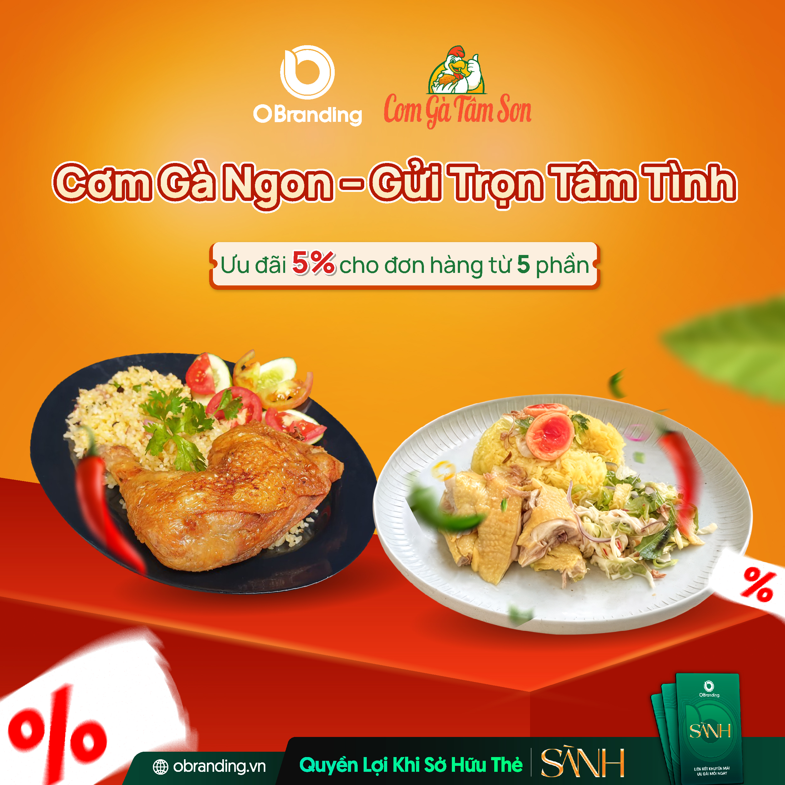 Ưu đãi độc quyền cho hội viên Thẻ Sành