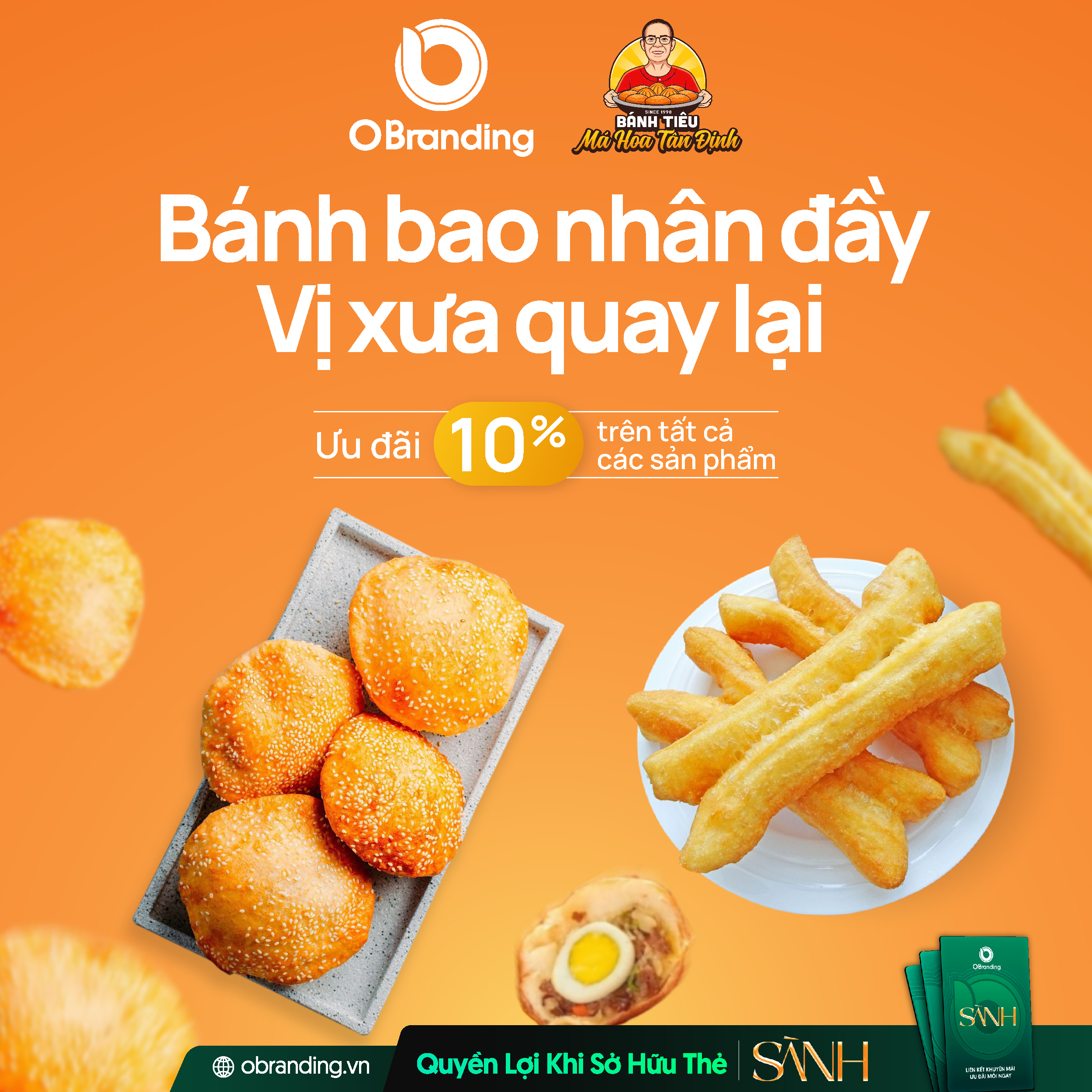 Bánh nóng giòn – Nhân đầy đặn – Trải nghiệm trọn vẹn ngay từ lần đầu thưởng thức