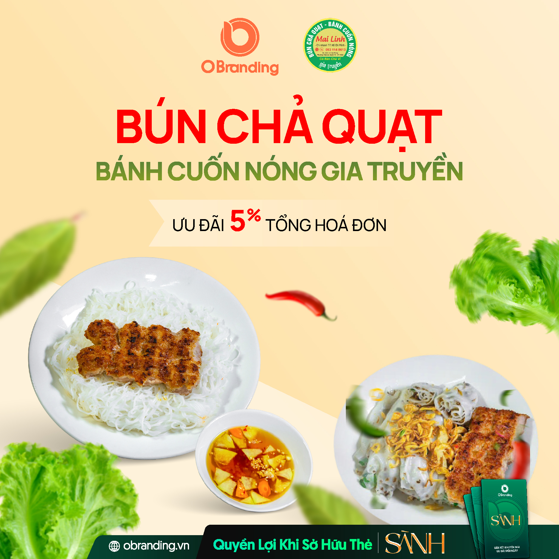 Bún Chả Quạt Mai Linh – Gói trọn hương vị Ninh Bình trong từng món ăn
