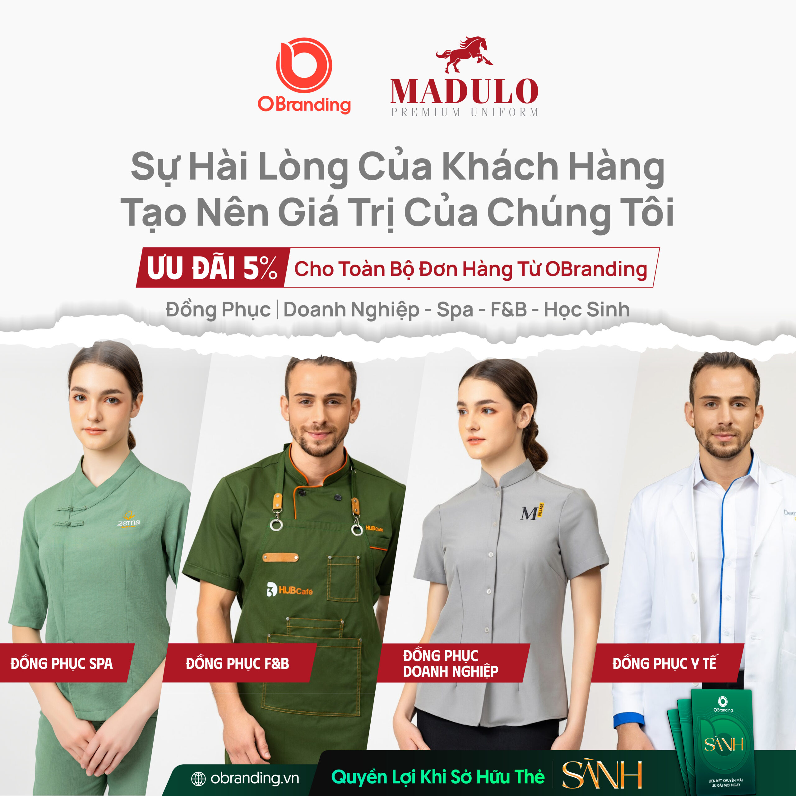 Giải pháp đồng phục đa dạng cho nhiều lĩnh vực