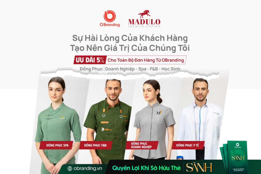 CÔNG TY CỔ PHẦN MADULO – NÂNG TẦM ĐỒNG PHỤC, TỎA DẤU ẤN THƯƠNG HIỆU