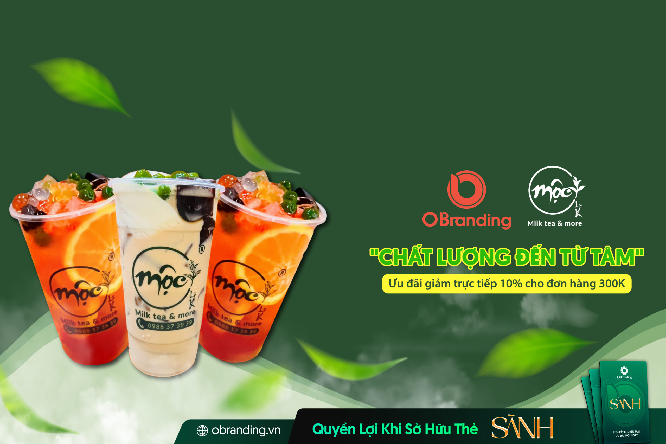 MỘC – TRÀ SỮA THUẦN KHIẾT TỪ NGUYÊN LIỆU TỰ NHIÊN