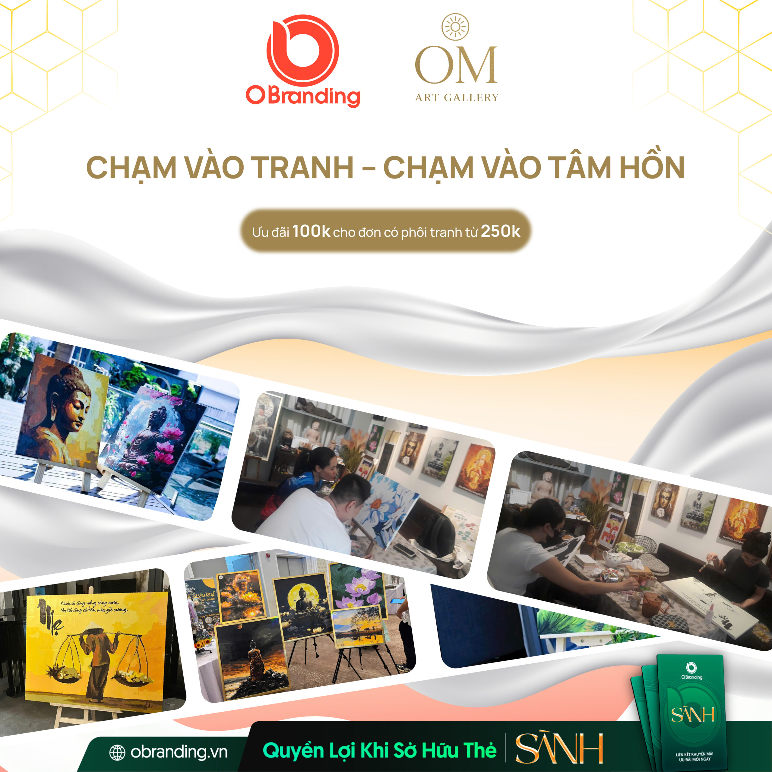 Mỗi tác phẩm là một câu chuyện được kể bằng hội họa