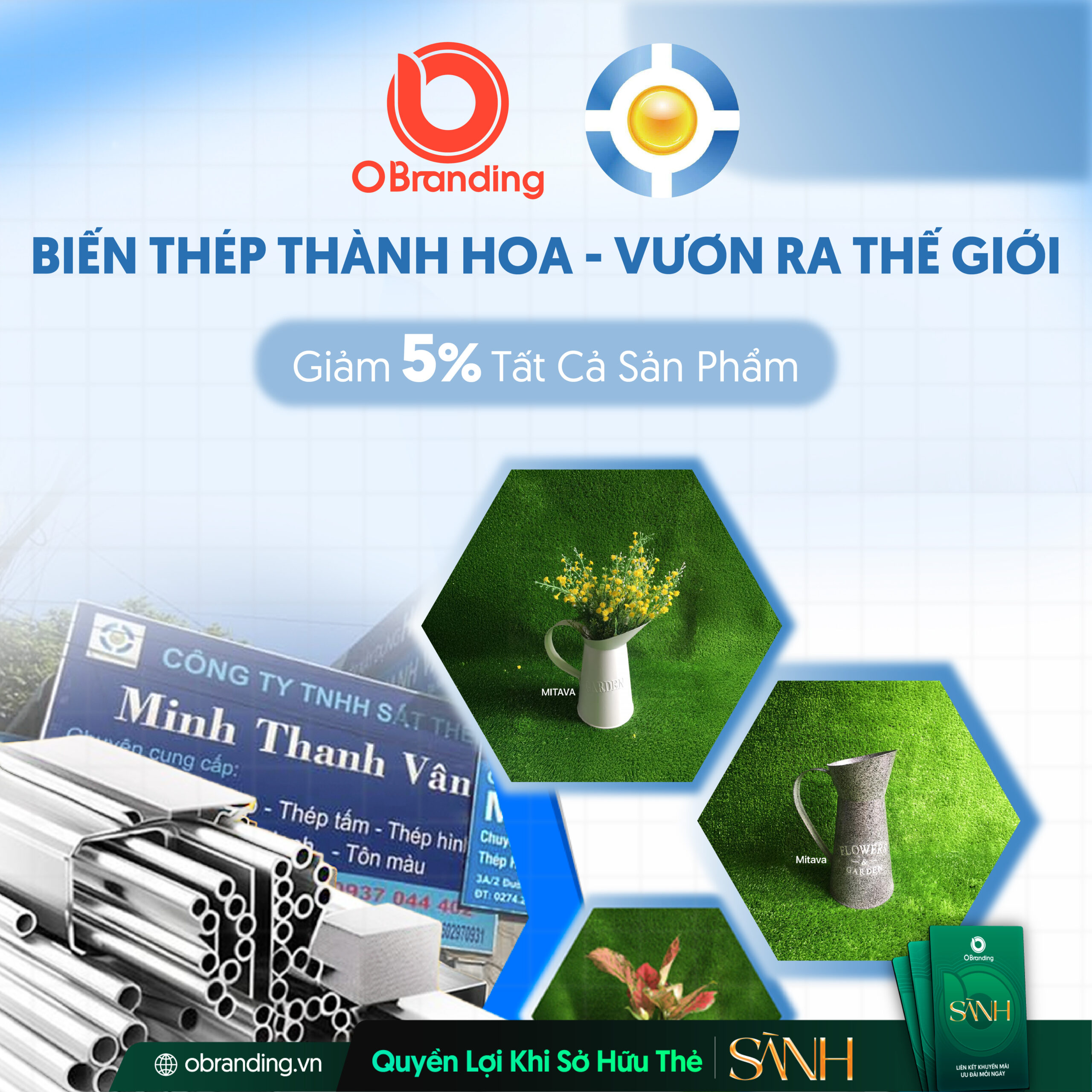 Danh mục sản phẩm sắt thép cung cấp