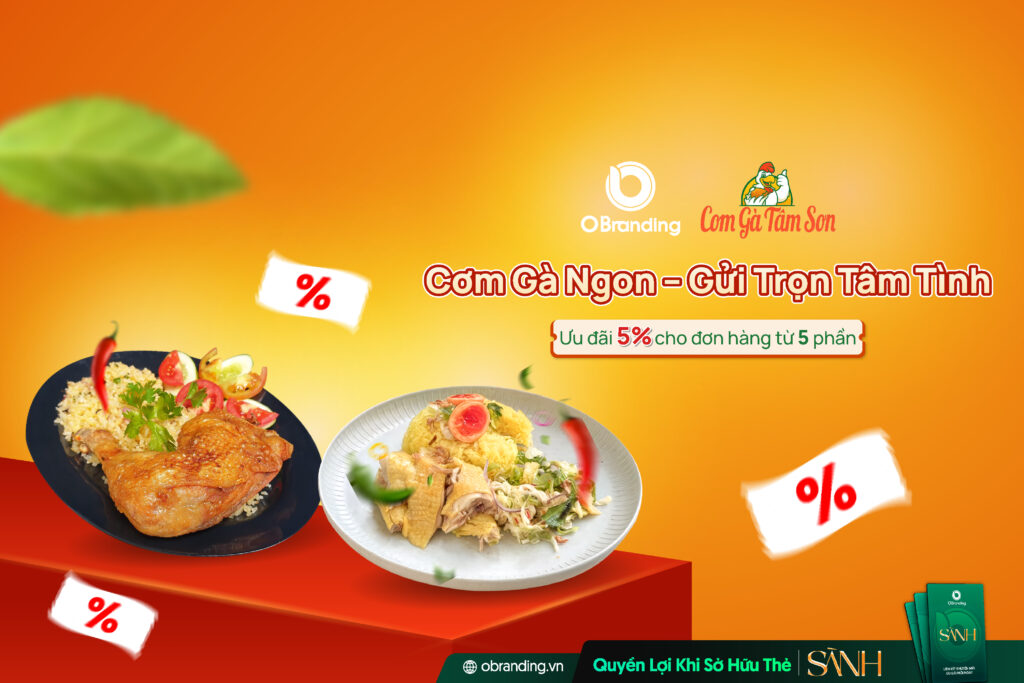 CƠM GÀ TÂM SƠN – VỊ GÀ ĐẬM ĐÀ, CƠM DẺO THƠM CHO NHỮNG BỮA ĂN TRỌN VẸN