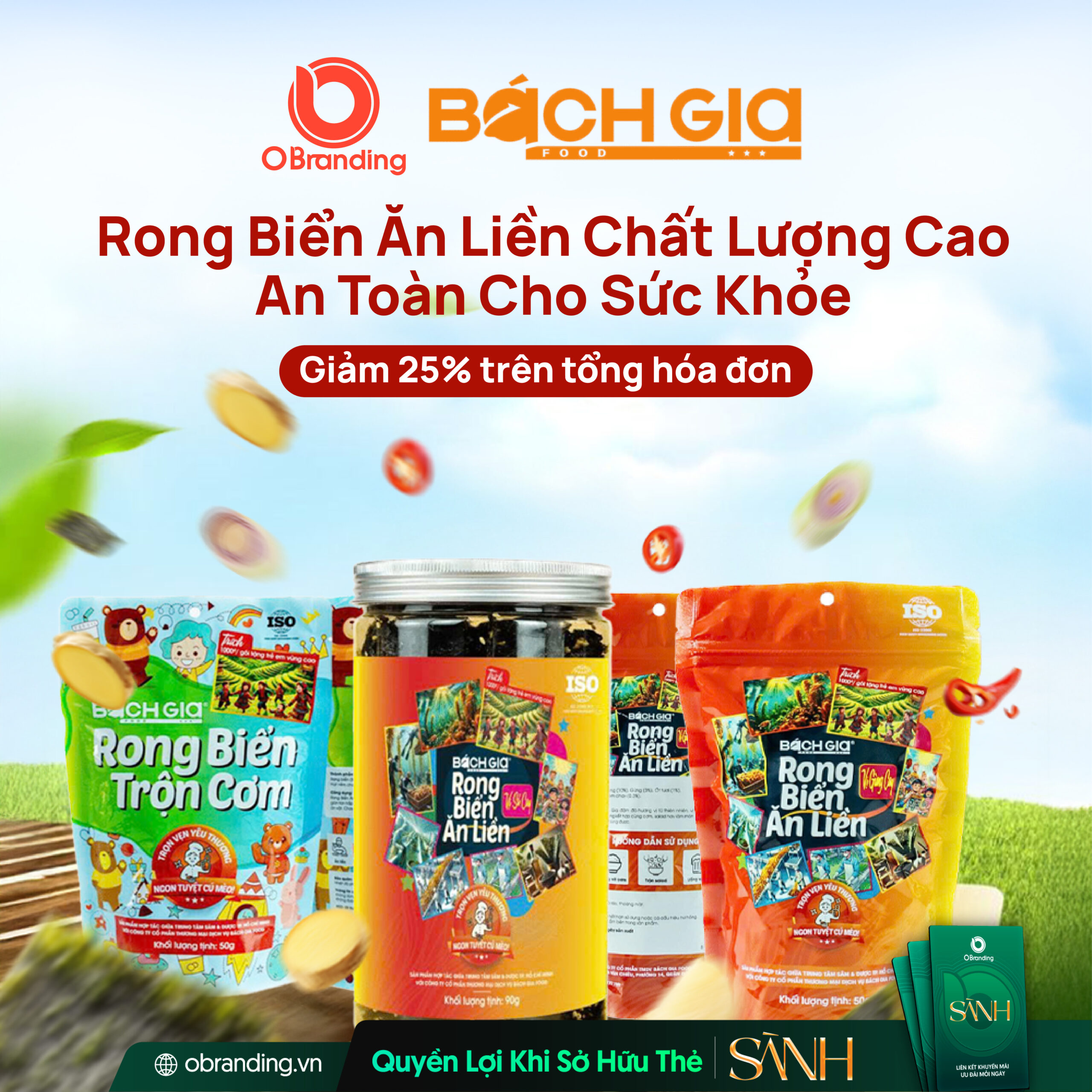 Rong biển sạch – Không chiên dầu, không chất bảo quản