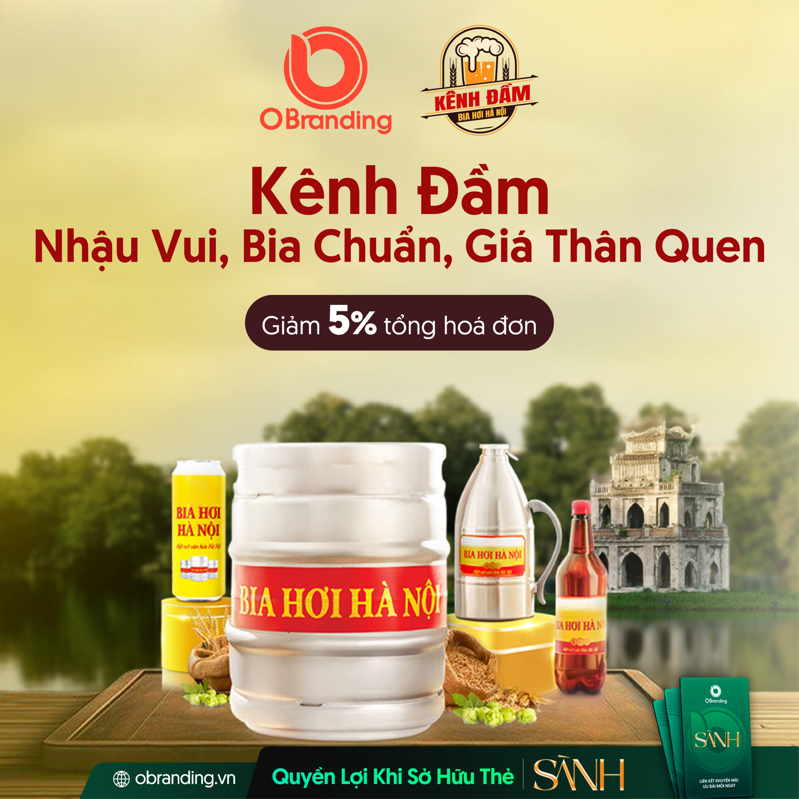 Bia hơi Hà Nội mát lạnh – Hương vị quen thuộc, dễ thưởng thức