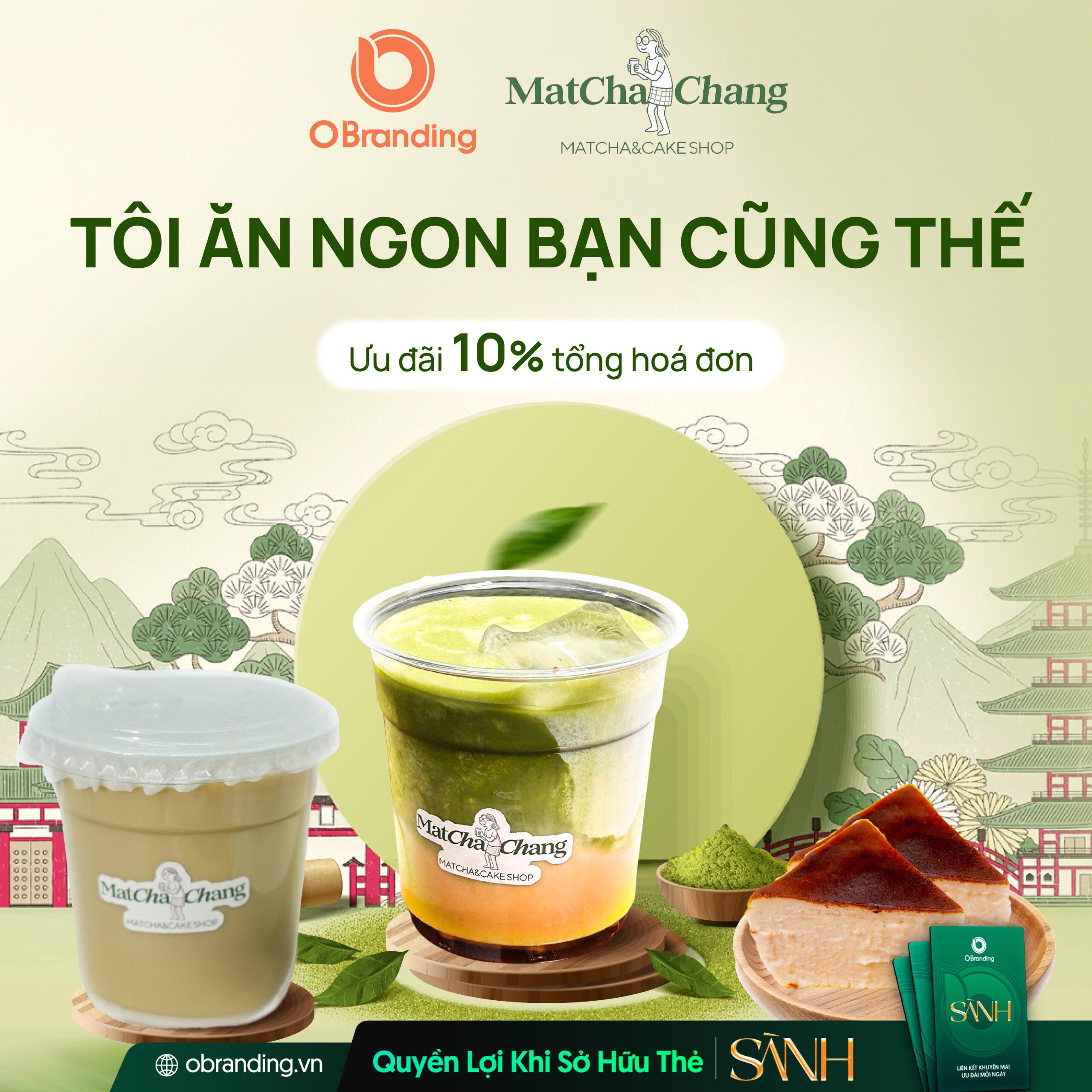 Thực đơn đa dạng – Từ thức uống, tráng miệng đến đồ ăn nhẹ