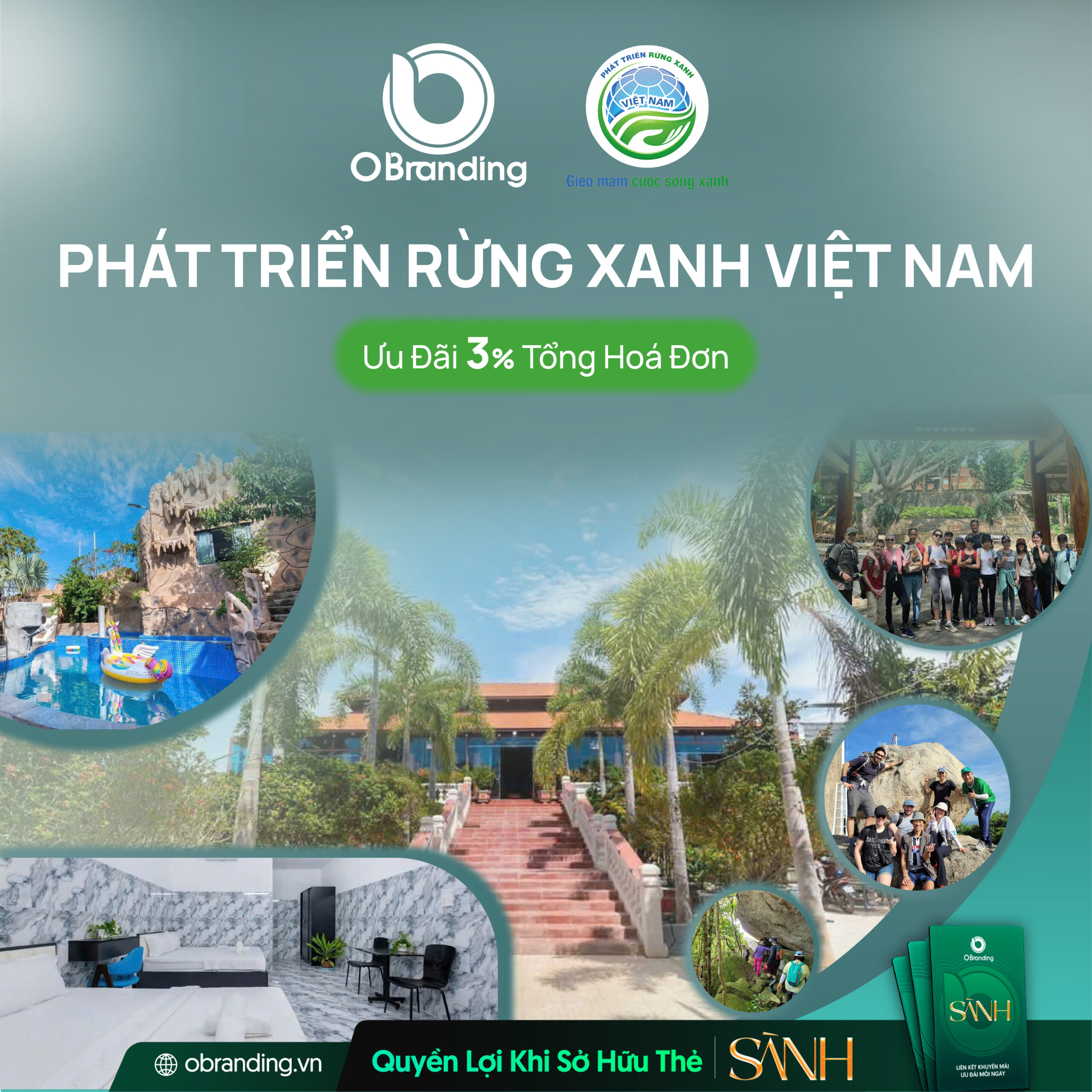 Khu Homestay sinh thái Núi Minh Đạm – Quần thể rừng, núi, biển, hồ