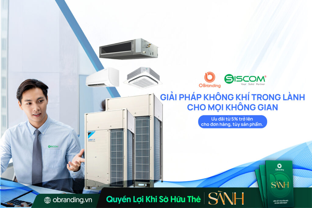 CÔNG TY CỔ PHẦN THƯƠNG MẠI KỸ THUẬT SISCOM – GIẢI PHÁP CƠ ĐIỆN LẠNH TOÀN DIỆN