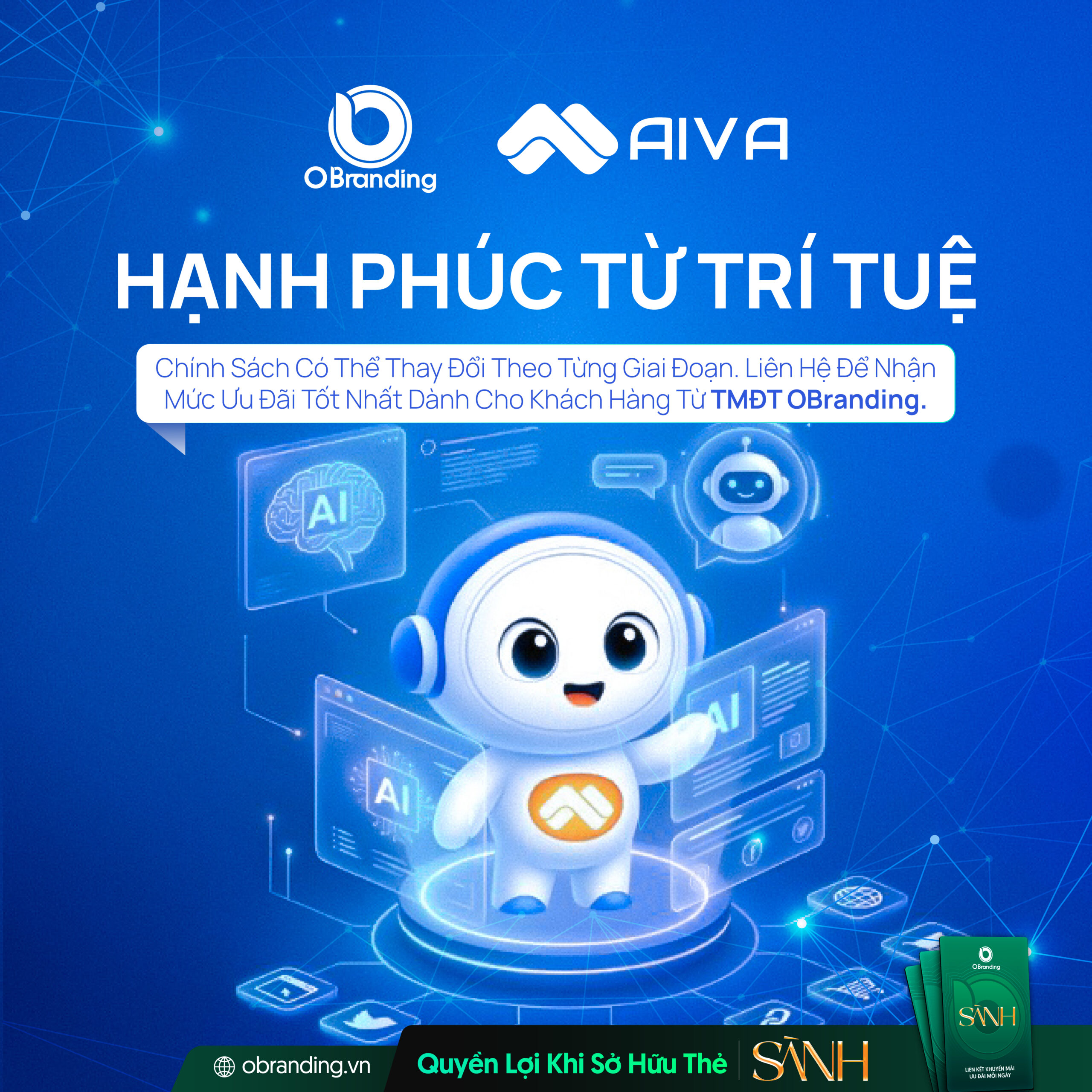 Ưu đãi dành cho khách hàng từ sàn TMĐT OBranding