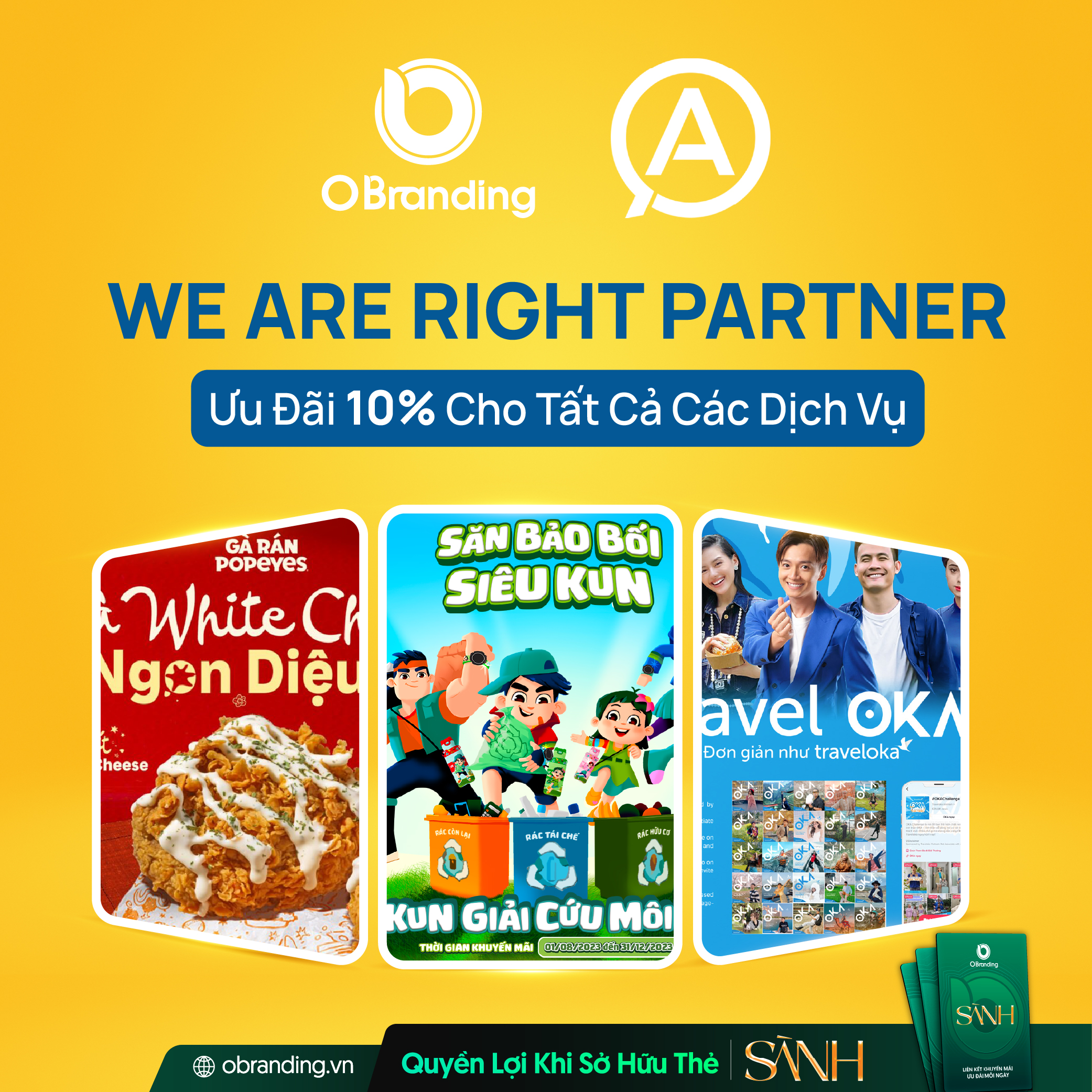 Ưu đãi độc quyền cho hội viên Thẻ Sành