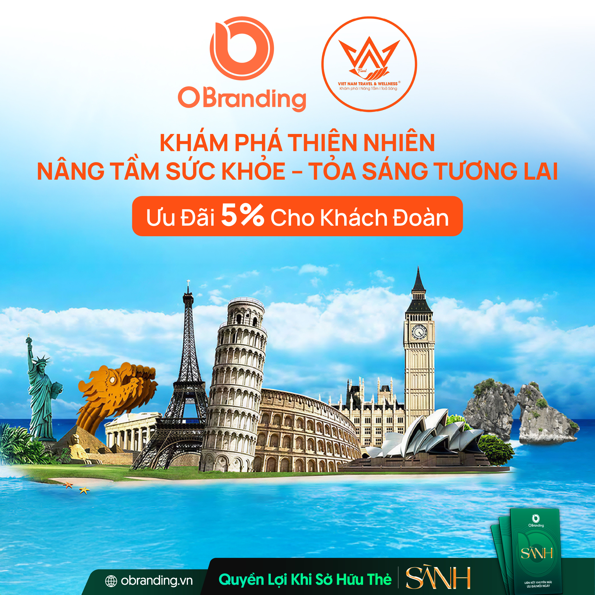 Ưu đãi độc quyền cho hội viên Thẻ Sành