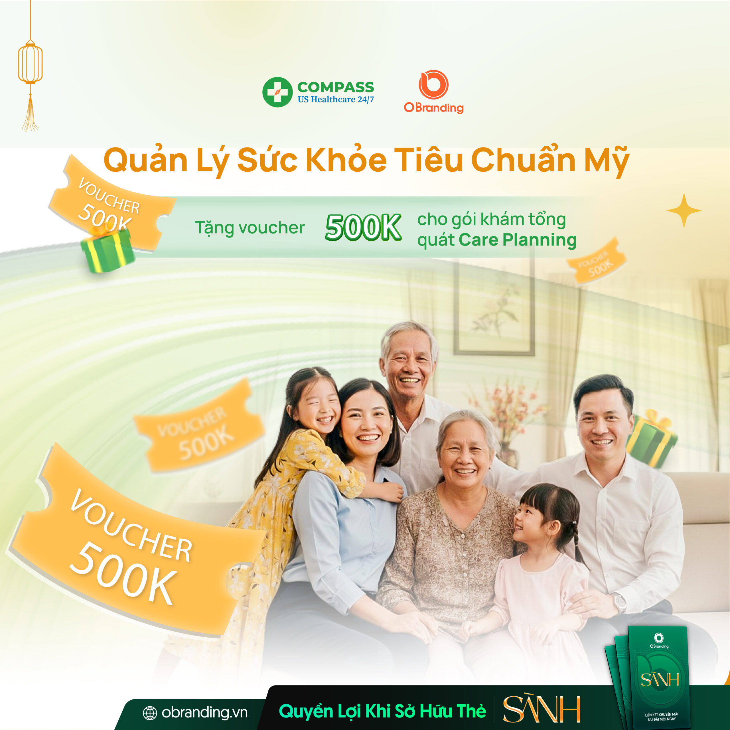 Ưu đãi độc quyền cho hội viên Thẻ Sành