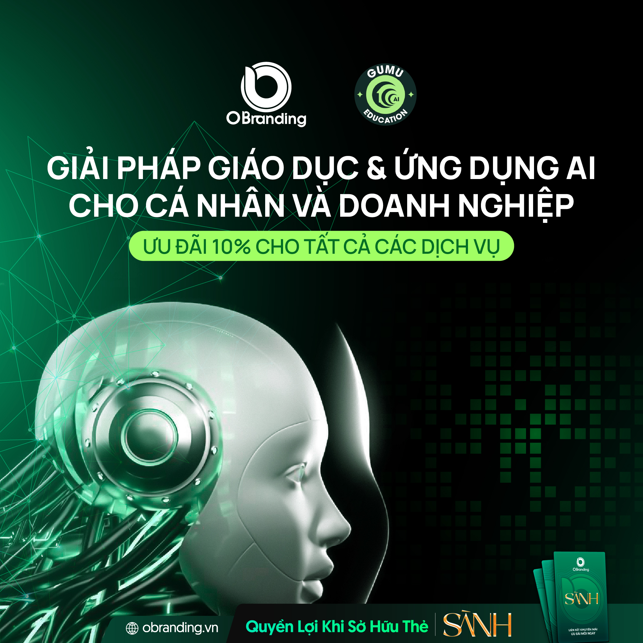 Ưu đãi độc quyền cho hội viên Thẻ Sành