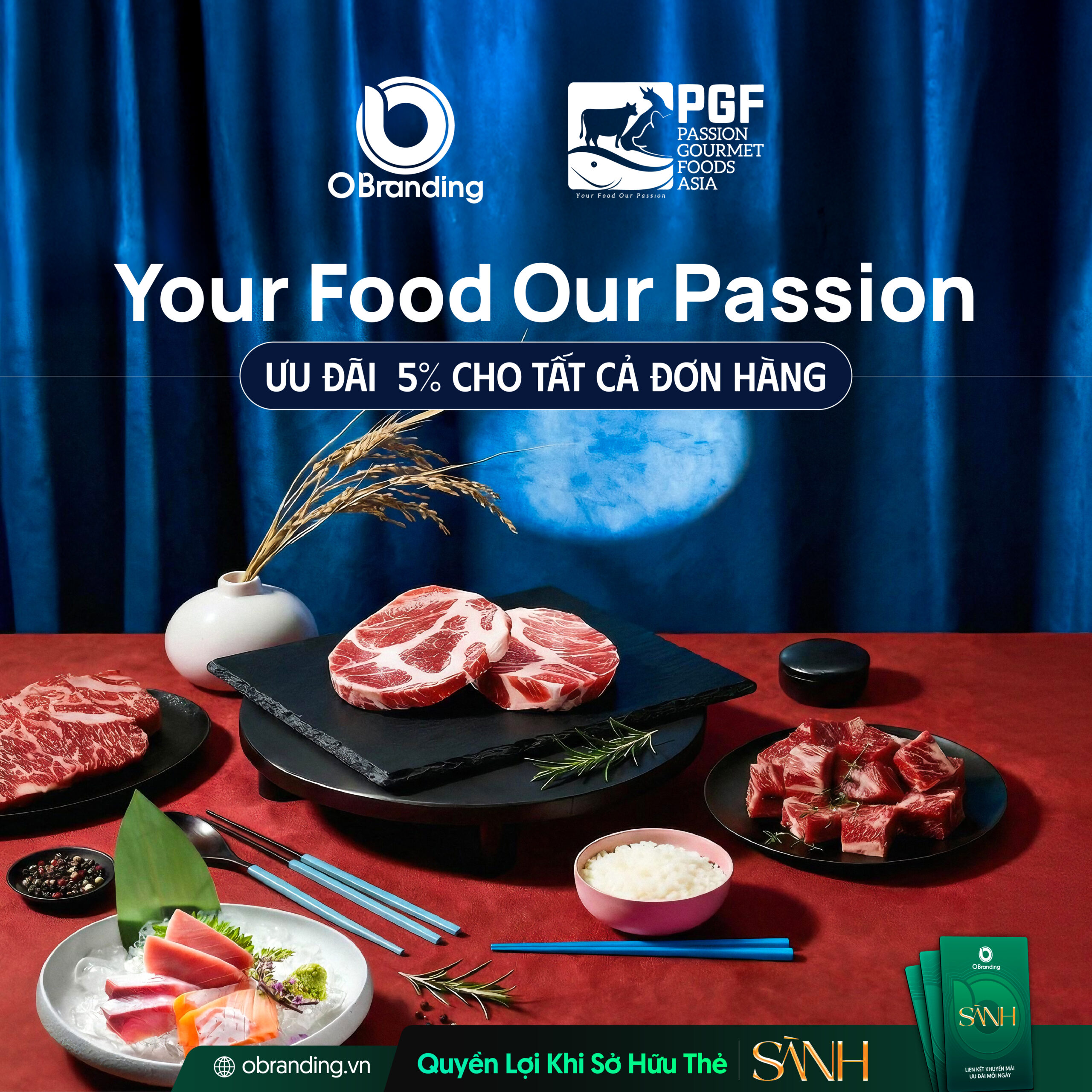 Ưu đãi dành cho hội viên Thẻ Sành