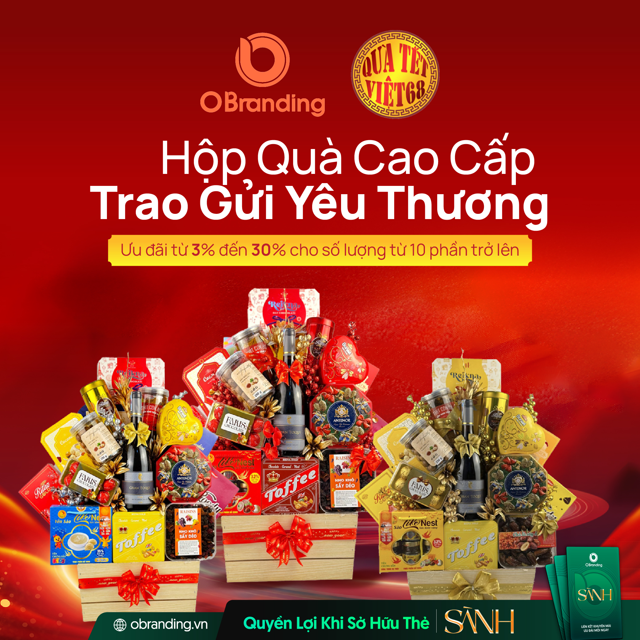 Ưu Đãi Dành Riêng Cho Hội Viên Thẻ Sành