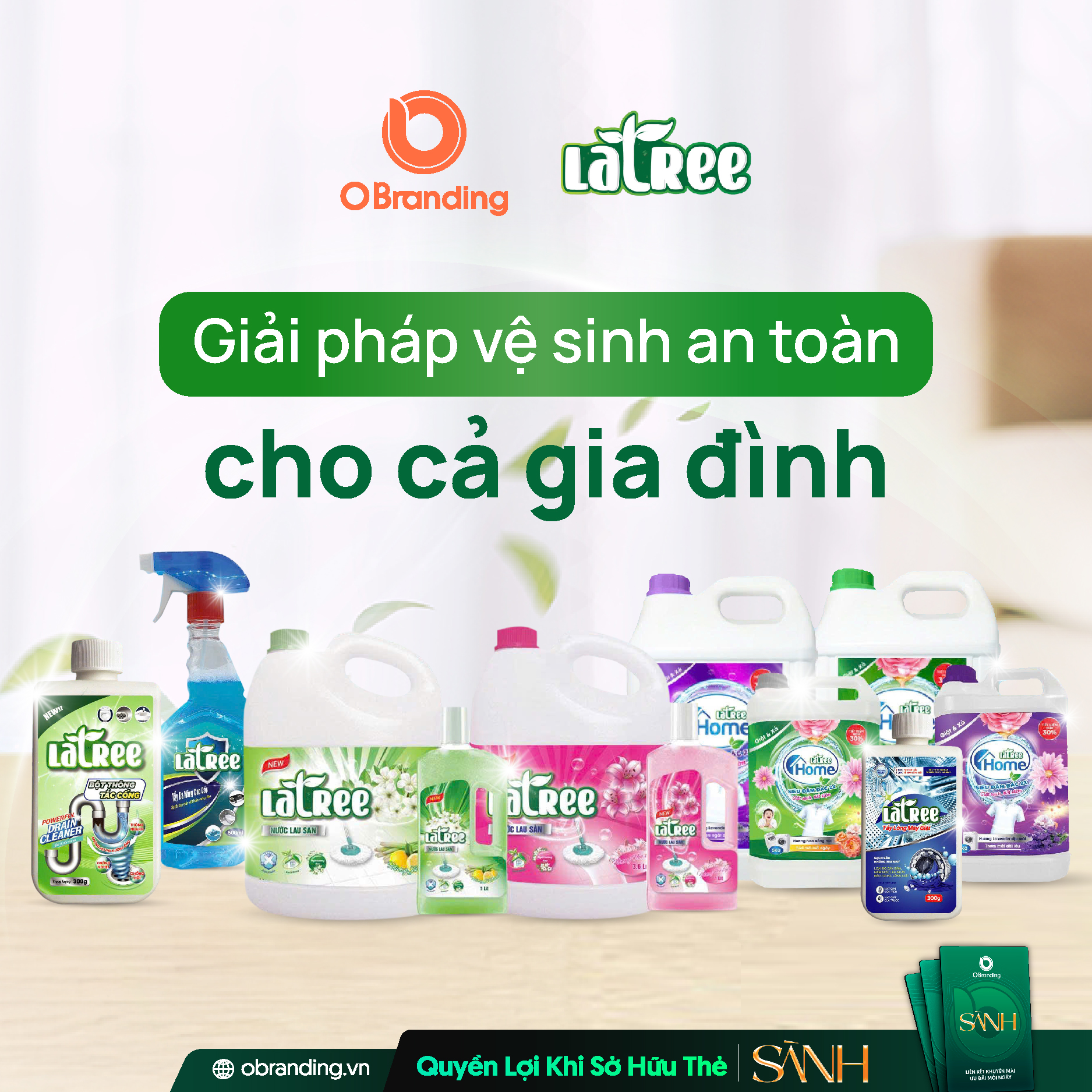 Ưu đãi dành cho hội viên Thẻ Sành