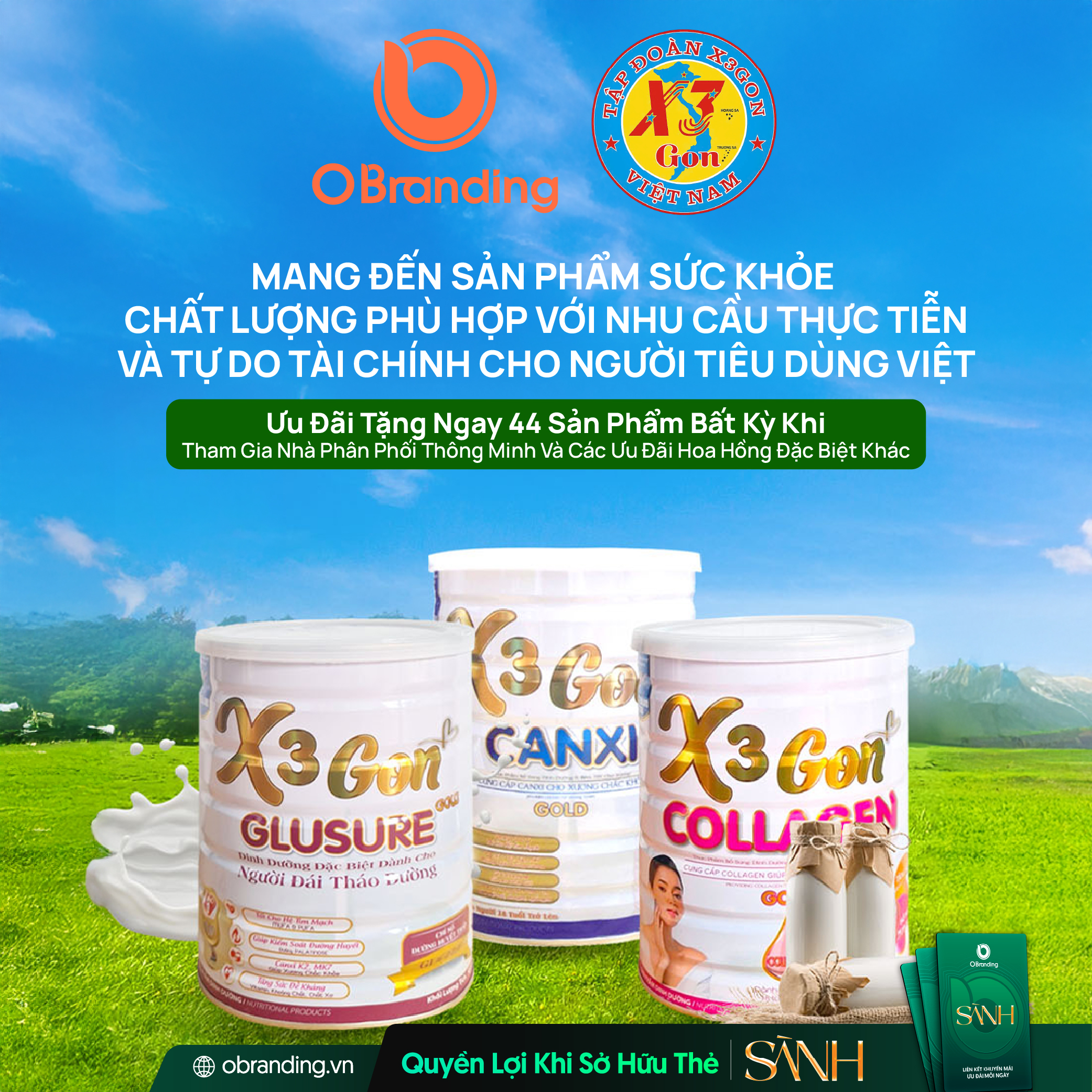 Ưu đãi dành cho hội viên Thẻ Sành