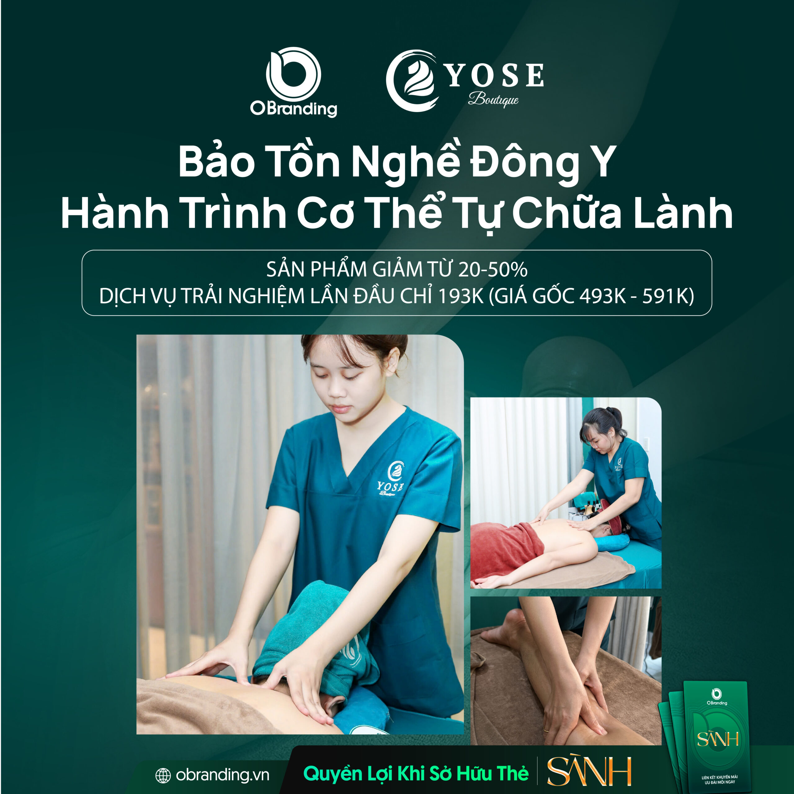 Ưu đãi độc quyền cho hội viên Thẻ Sành