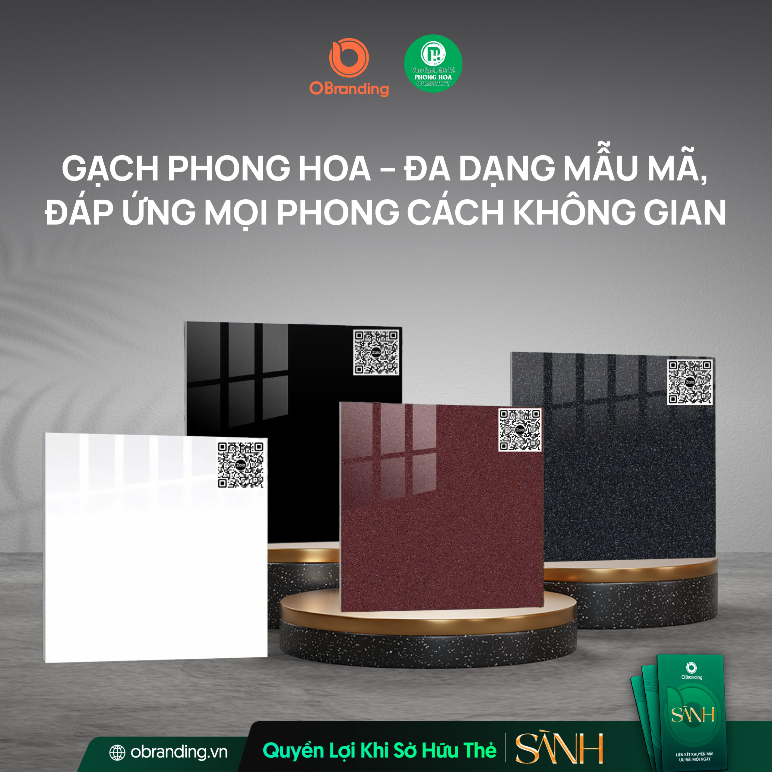 Sản phẩm và thiết bị đi kèm phục vụ hoàn thiện không gian